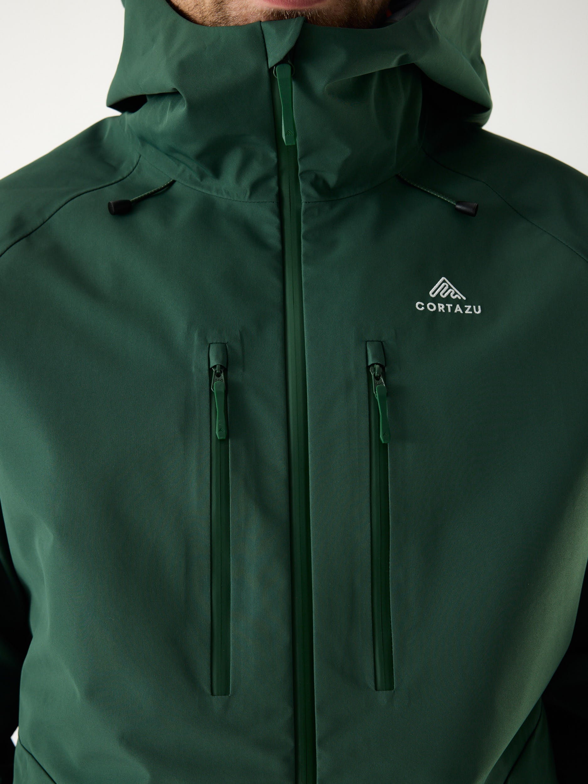 Mountain Hardshell Jacket 10M Donkergroen | Heren