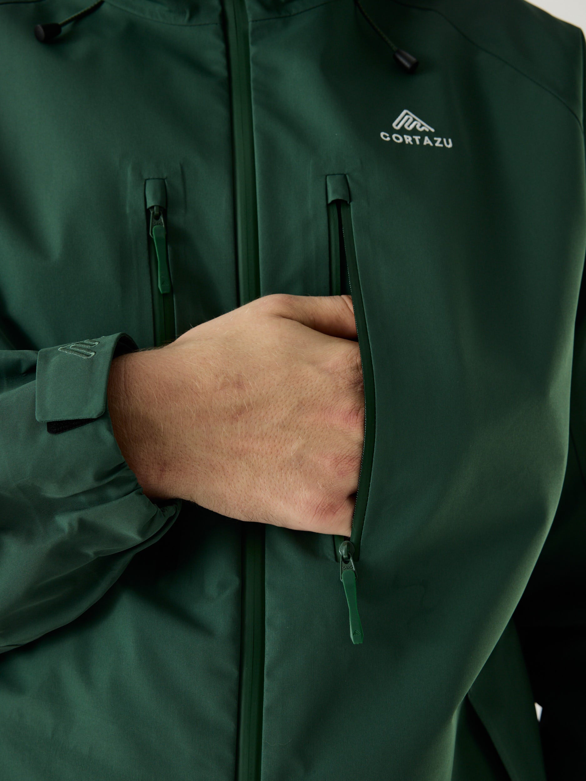 Mountain Hardshell Jacket 10M Donkergroen | Heren