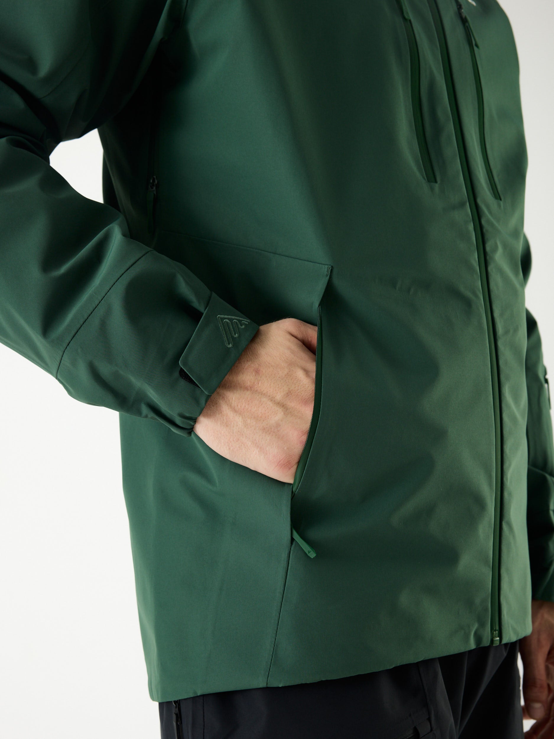 Mountain Hardshell Jacket 10M Donkergroen | Heren
