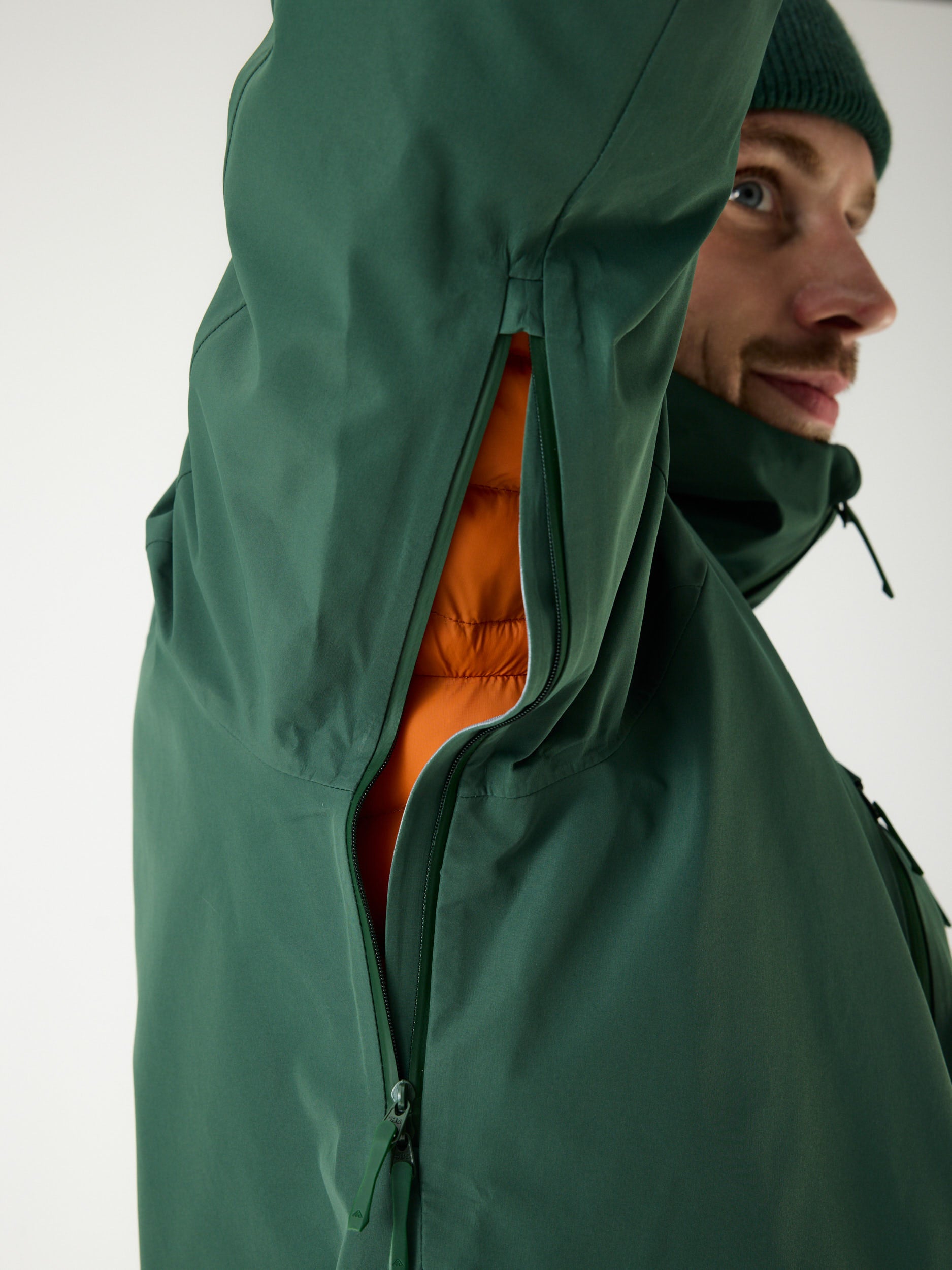 Mountain Hardshell Jacket 10M Donkergroen | Heren