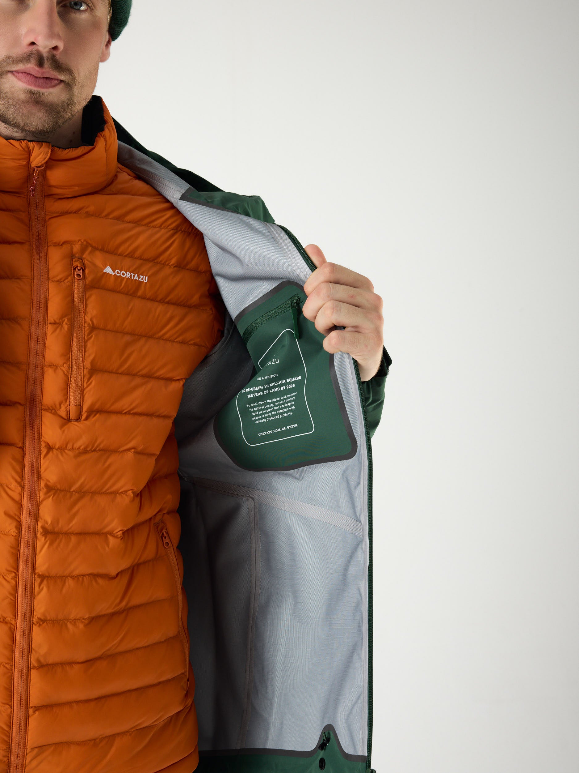 Mountain Hardshell Jacket 10M Donkergroen | Heren