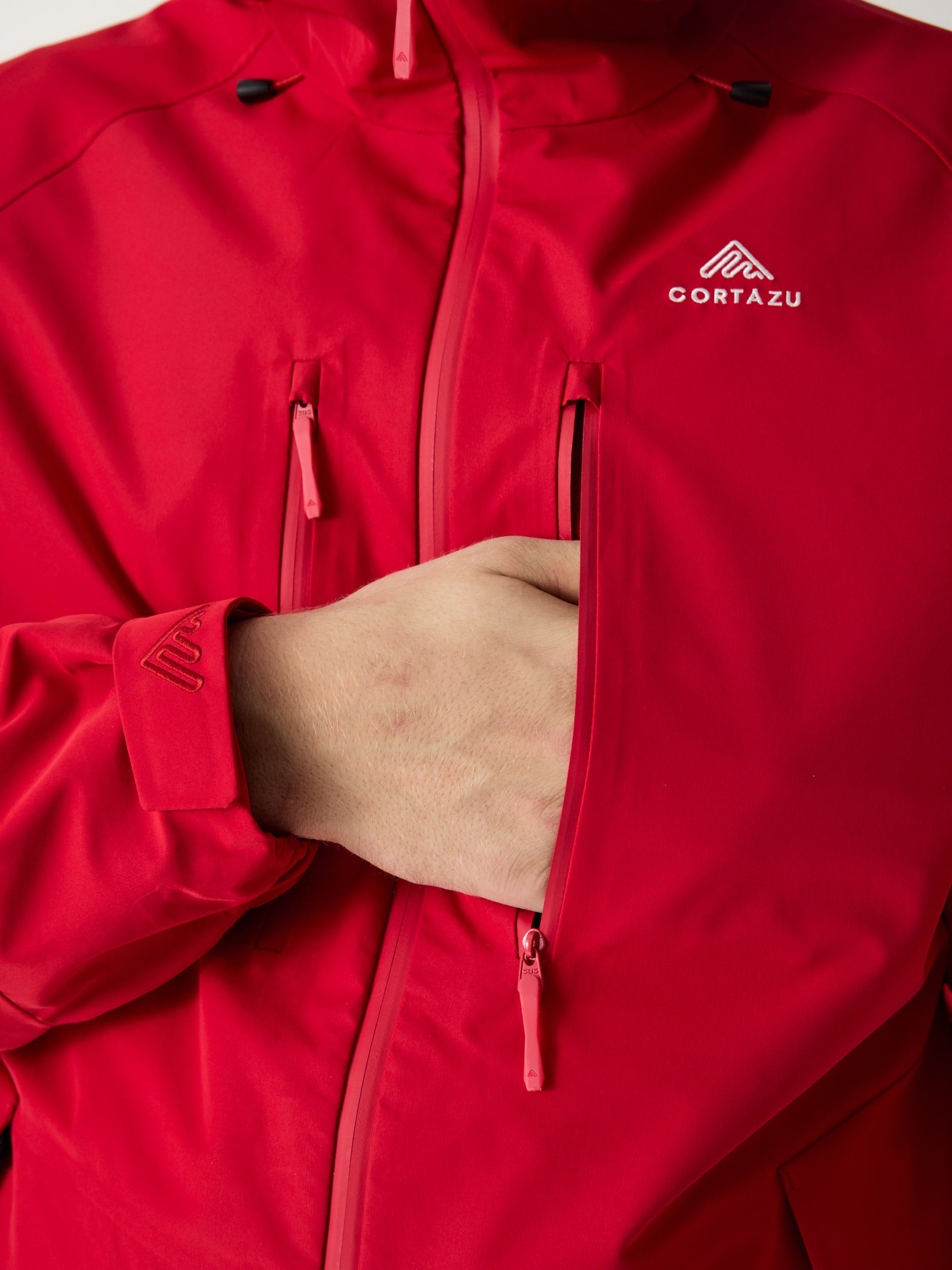 Mountain Hardshell Jacket 10M Rood | Heren 