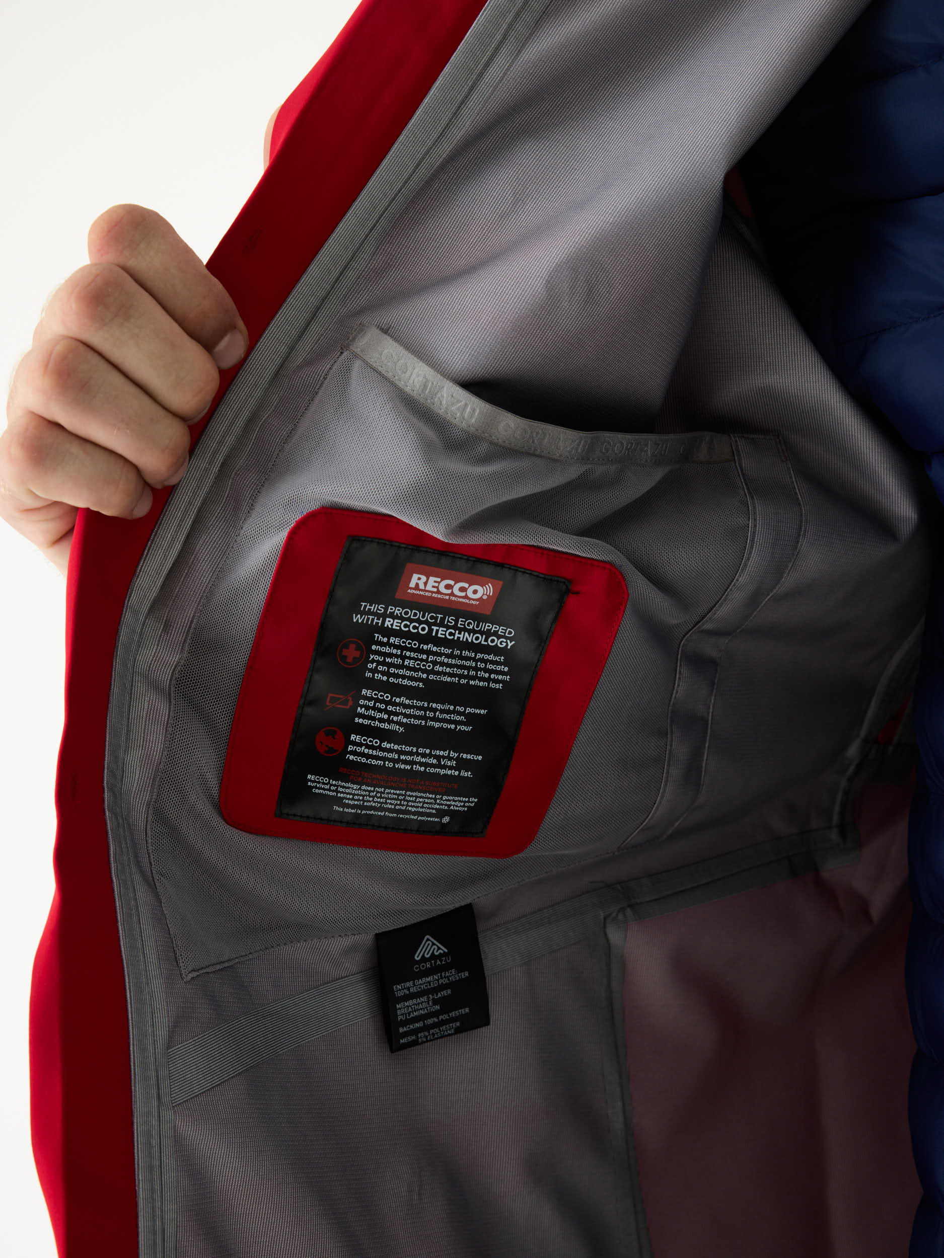 Mountain Hardshell Jacket 10M Rood | Heren 