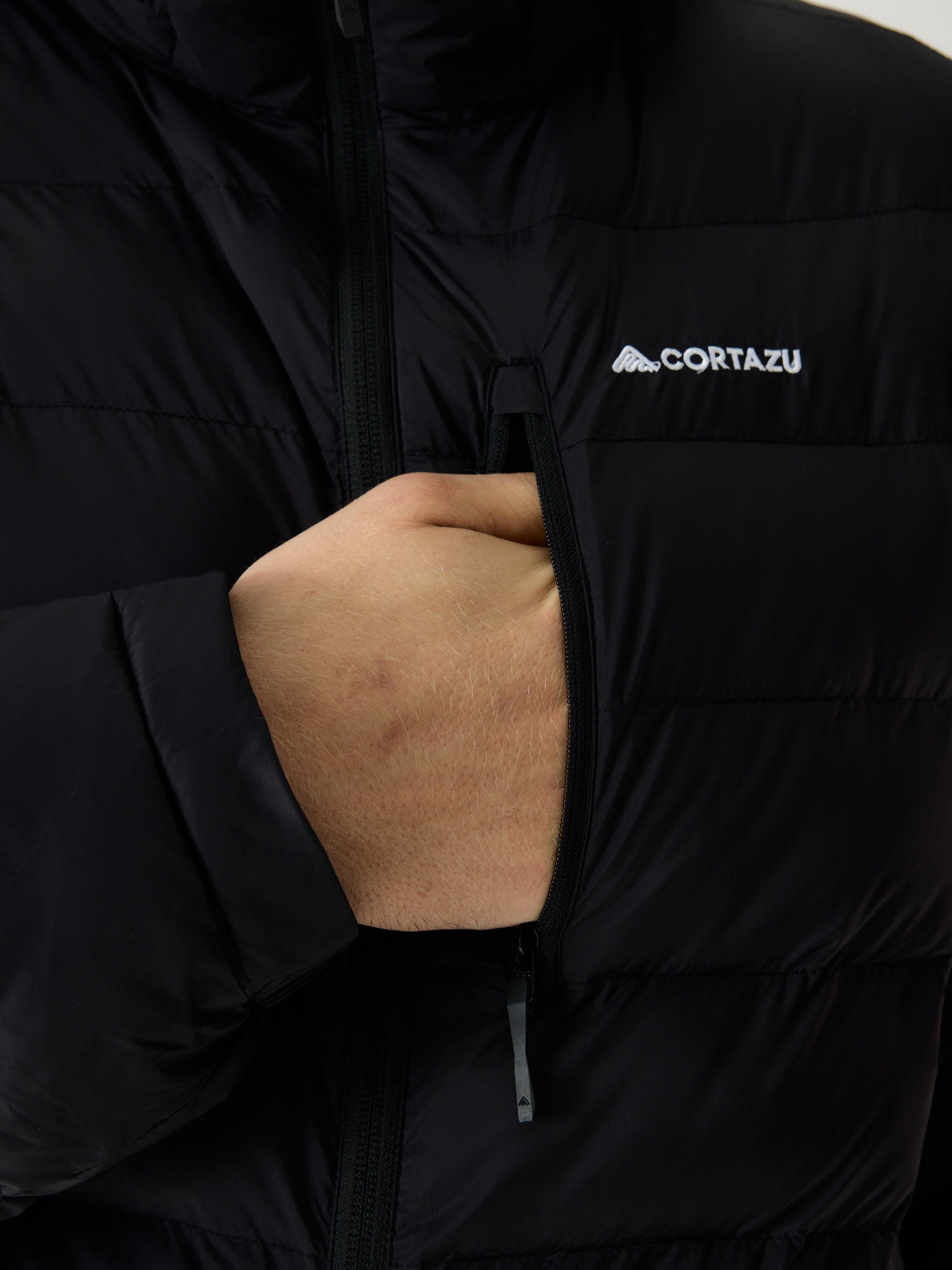 Mountain INS Hooded Jacket 10M Zwart | Heren
