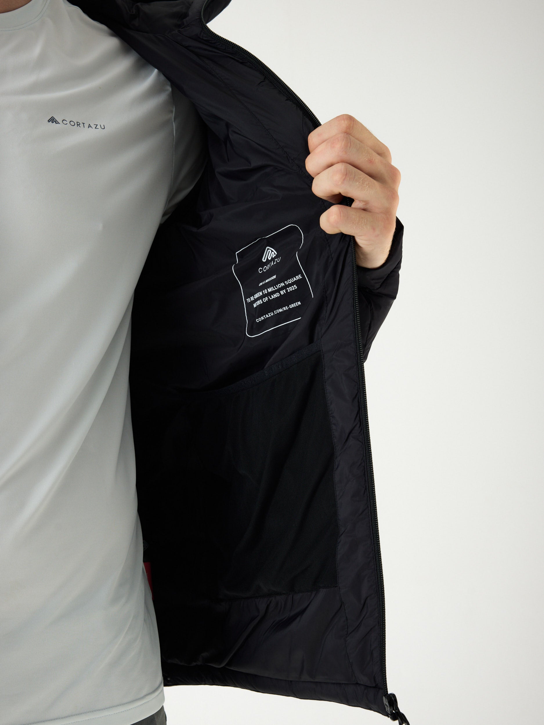Mountain INS Hooded Jacket 10M Zwart | Heren