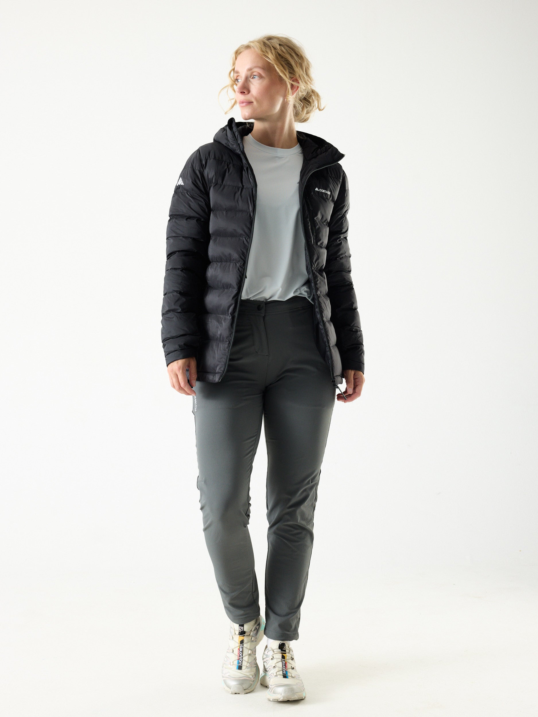 Mountain INS Hooded Jacket 10M Zwart | Dames