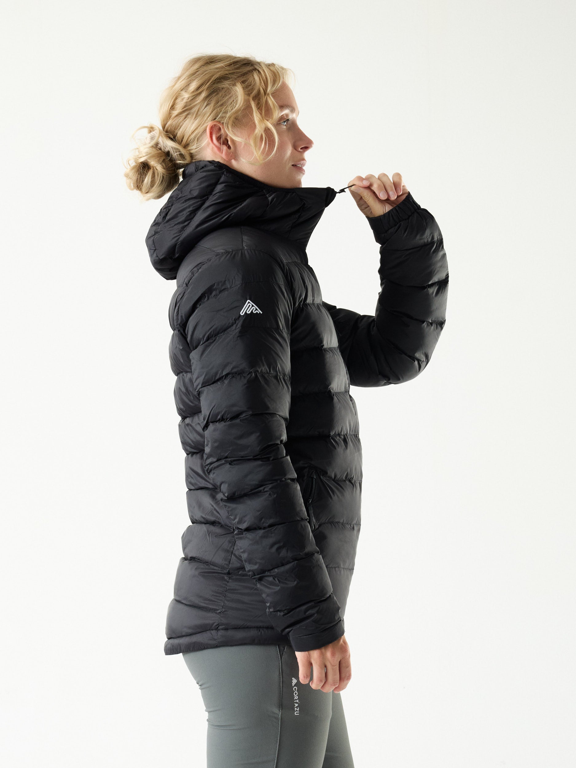 Mountain INS Hooded Jacket 10M Zwart | Dames