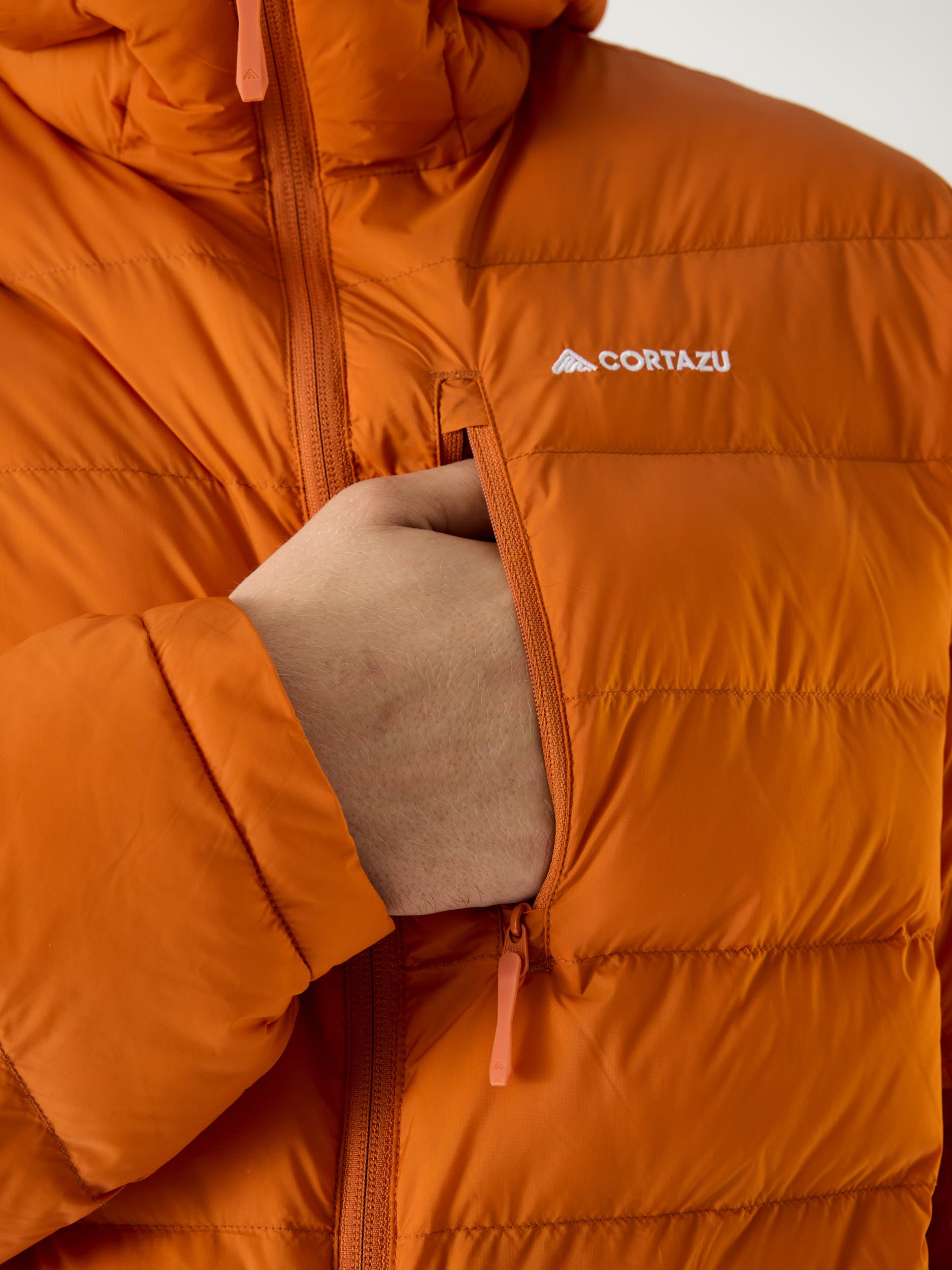 Mountain INS Hooded Jacket 10M Burned Orange | Heren