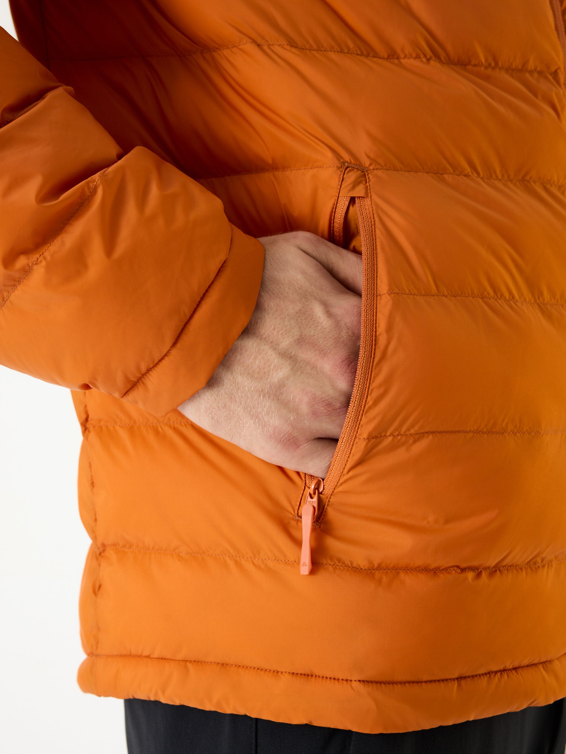 Mountain INS Hooded Jacket 10M Burned Orange | Heren