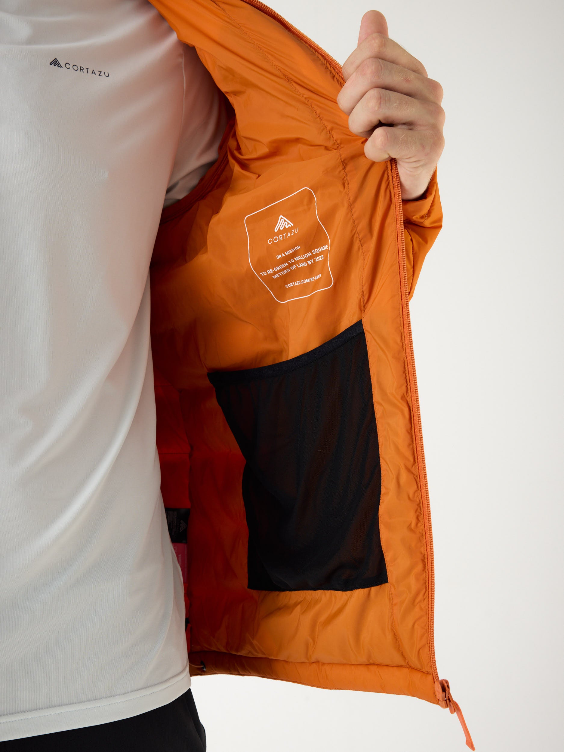 Mountain INS Hooded Jacket 10M Burned Orange | Heren