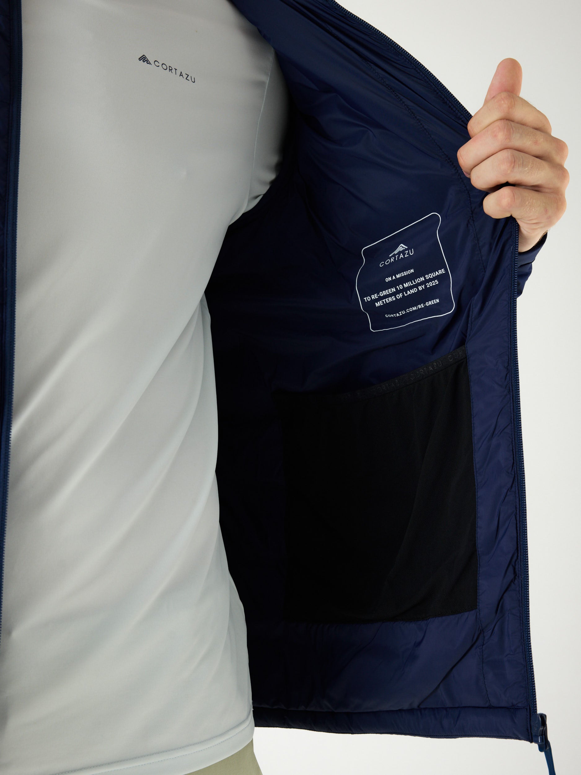 Mountain INS Hooded Jacket 10M Donkerblauw | Heren