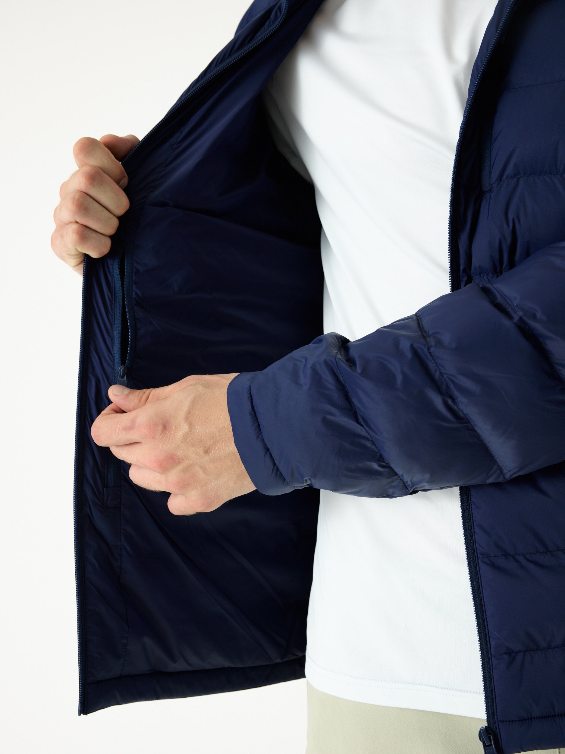 Mountain INS Hooded Jacket 10M Donkerblauw | Heren