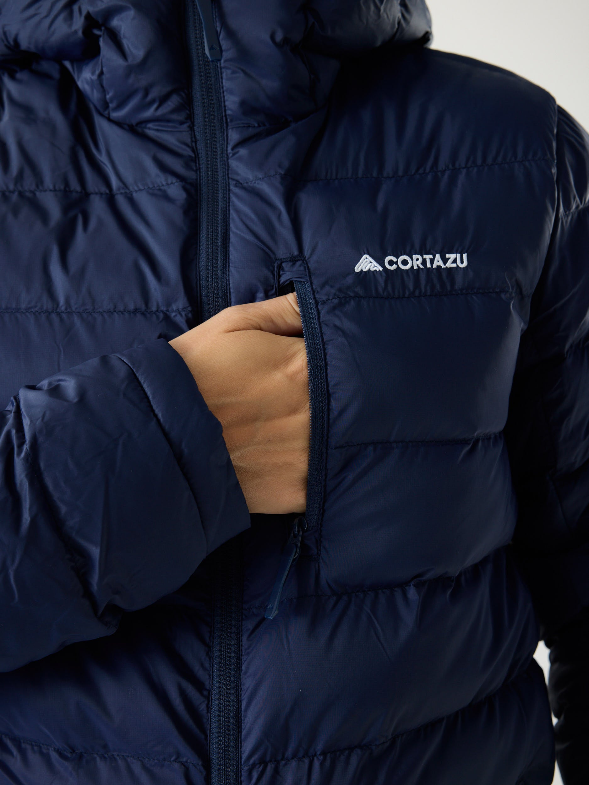Mountain INS Hooded Jacket 10M Donkerblauw | Dames