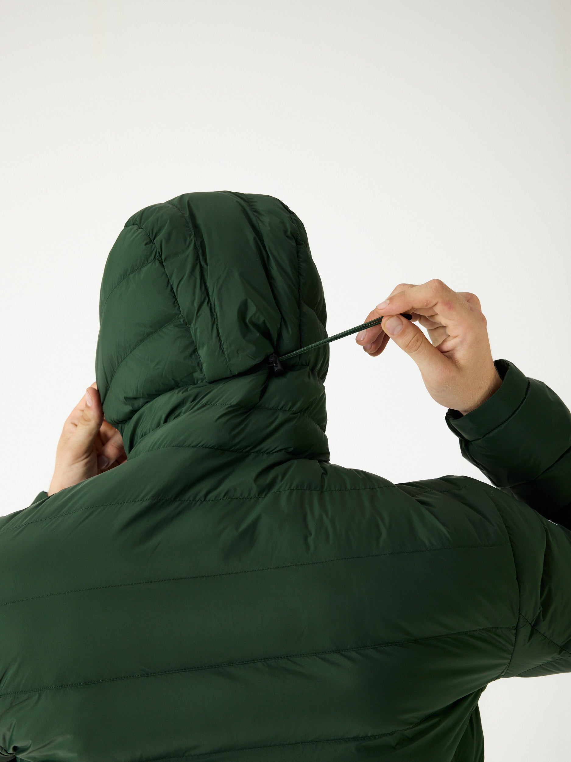 Mountain INS Hooded Jacket 10M Donkergroen | Heren