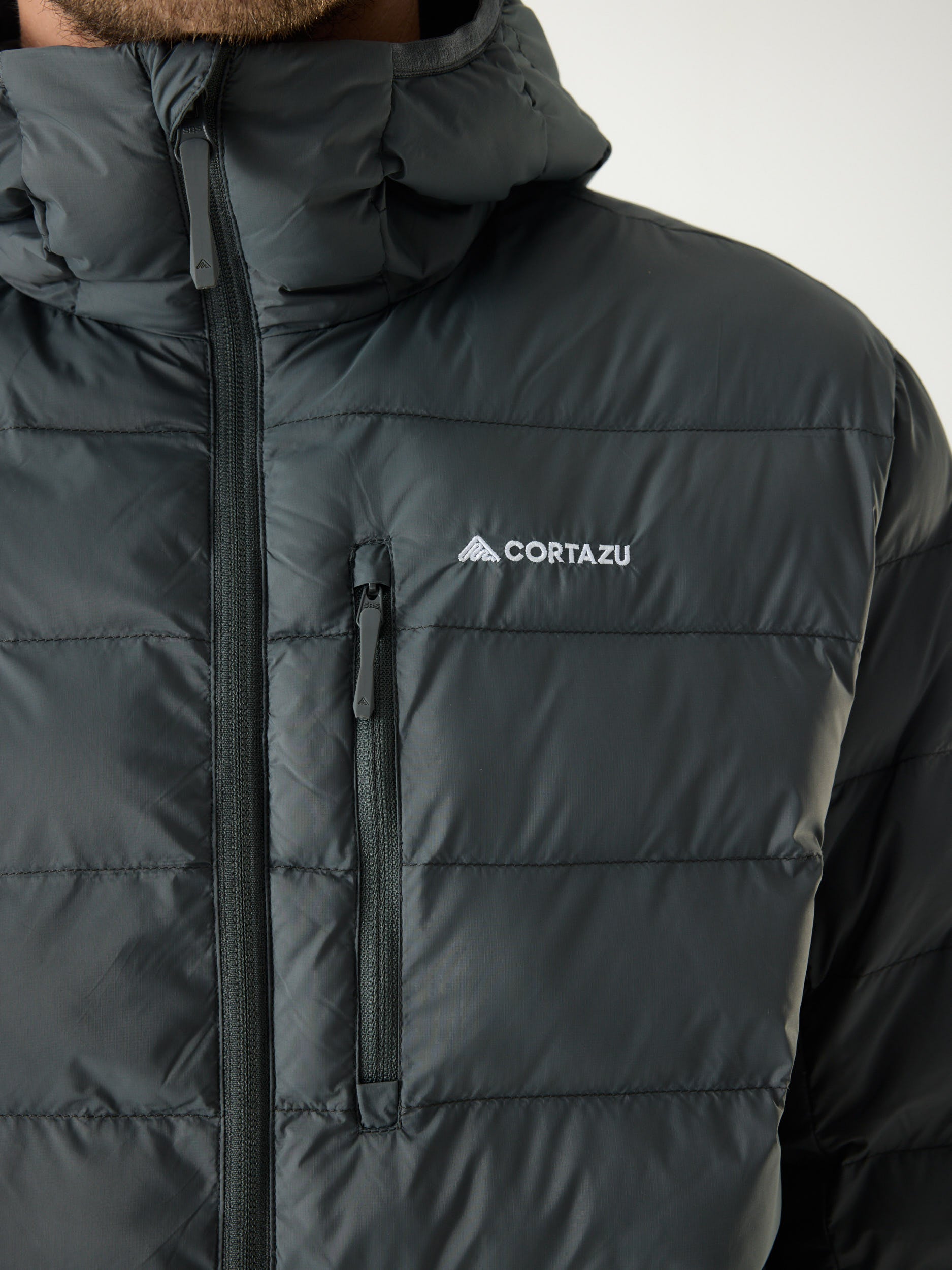 Mountain INS Hooded Jacket 10M Mid Grey | Heren