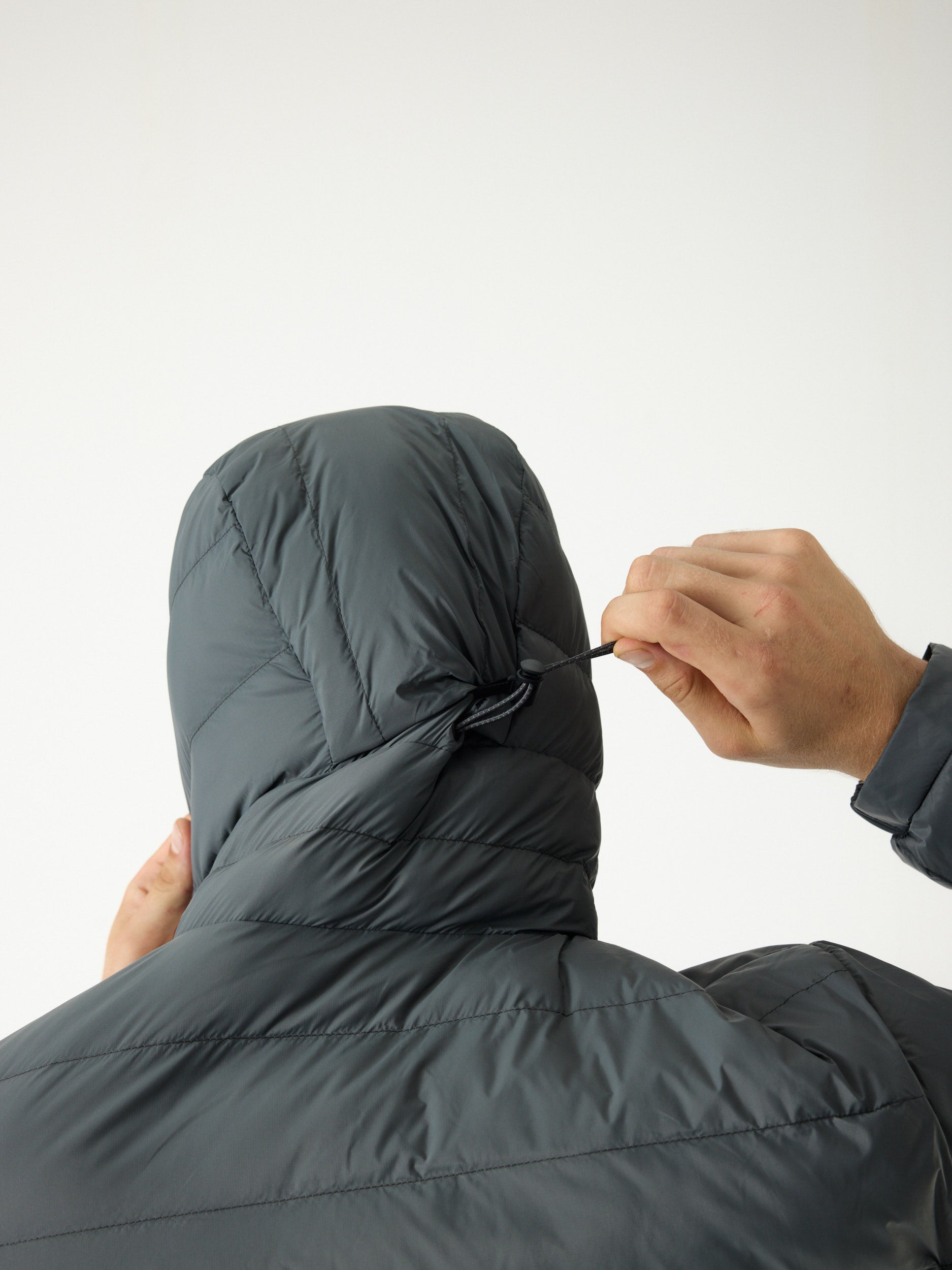 Mountain INS Hooded Jacket 10M Mid Grey | Heren