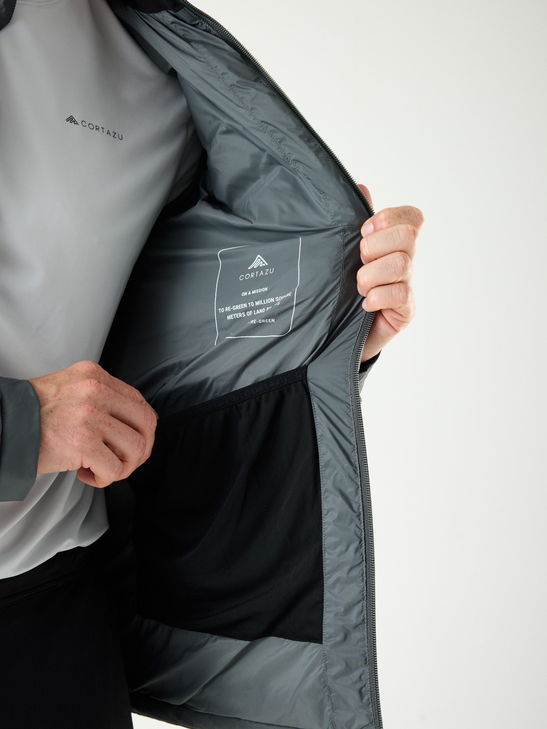 Mountain INS Jacket 10M Mid Grey | Heren