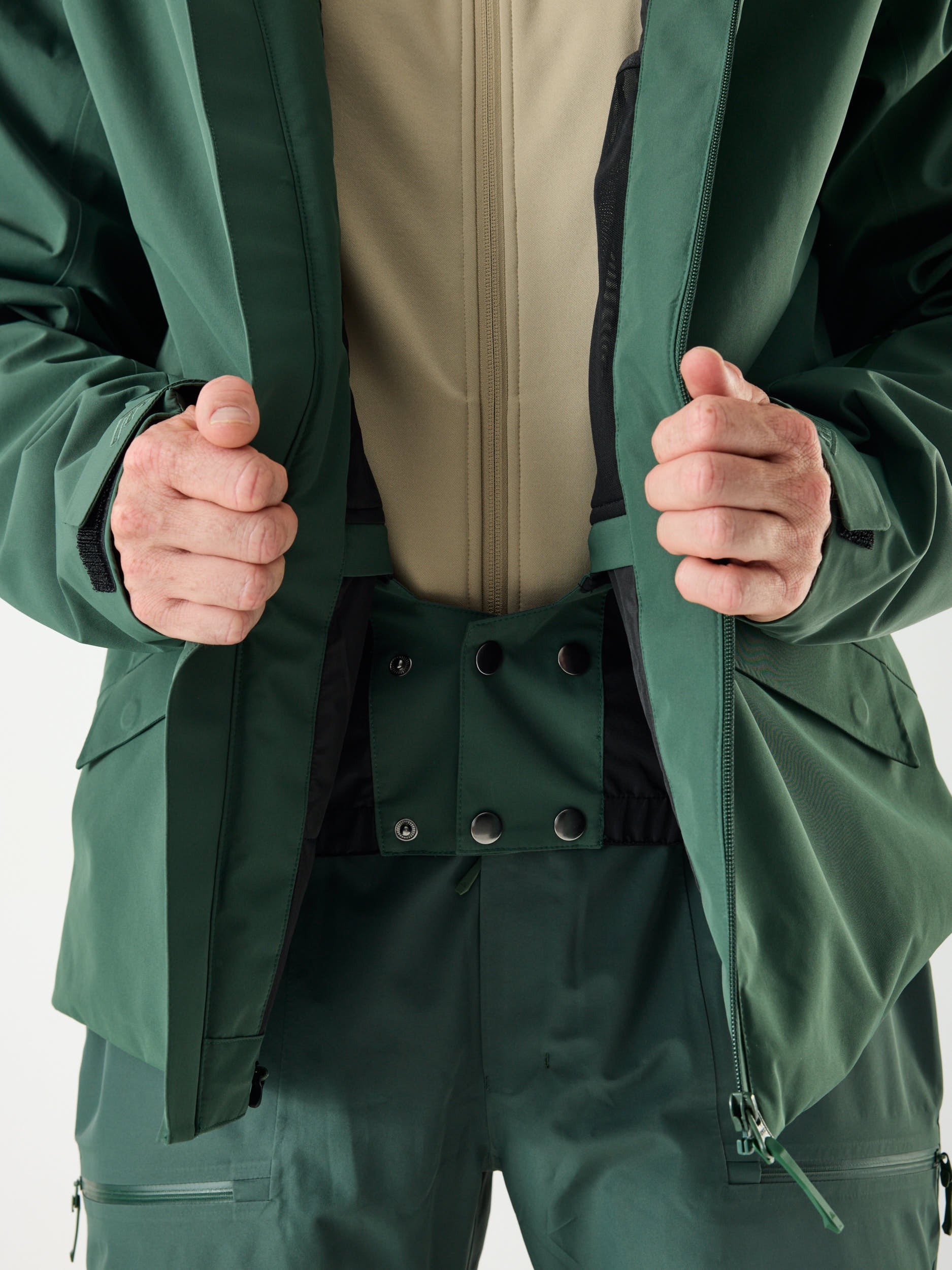 Nunatak INS Ski Jacket 10M Dark Green | Men