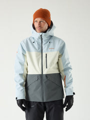 Nunatak INS Ski Jacket 10M Glacier Blue-Kitt-Mid Grey | Men