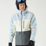 Nunatak INS Ski Jacket 10M Glacier Blue-Kitt-Mid Grey | Men