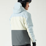 Nunatak INS Ski Jacket 10M Glacier Blue-Kitt-Mid Grey | Men