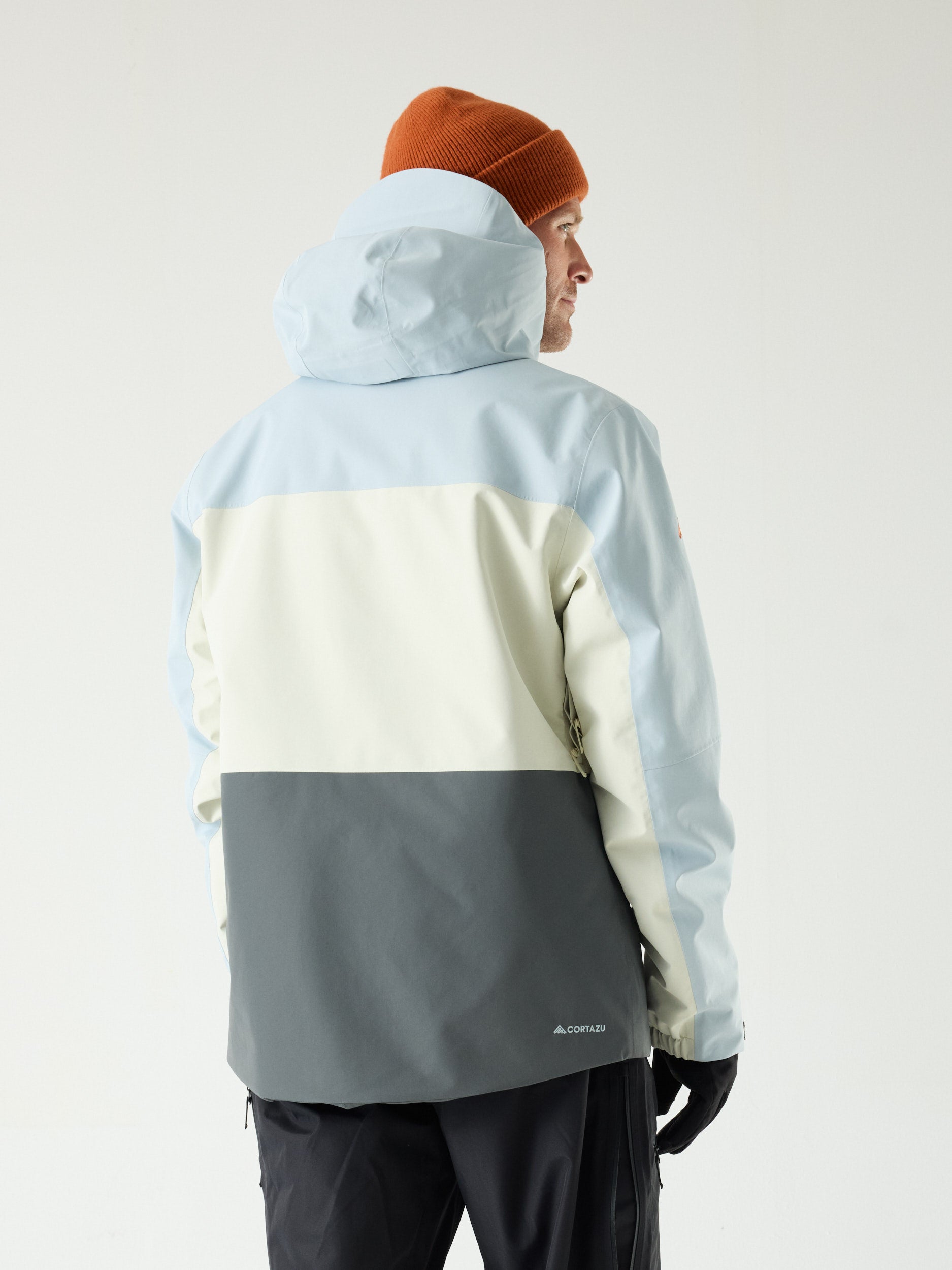 Nunatak INS Ski Jacket 10M Glacier Blue-Kitt-Mid Grey | Men