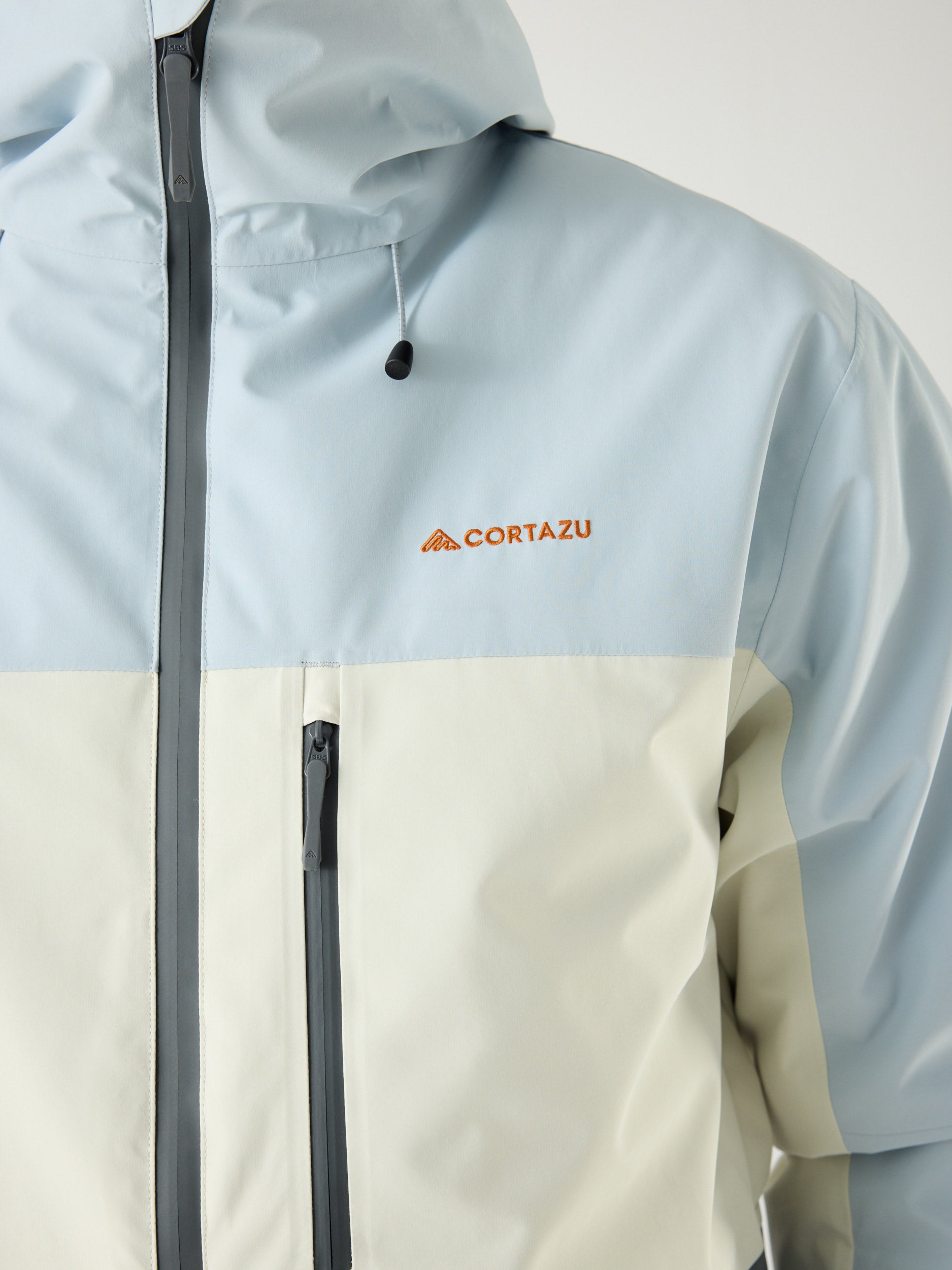 Nunatak INS Ski Jacket 10M Glacier Blue-Kitt-Mid Grey | Men