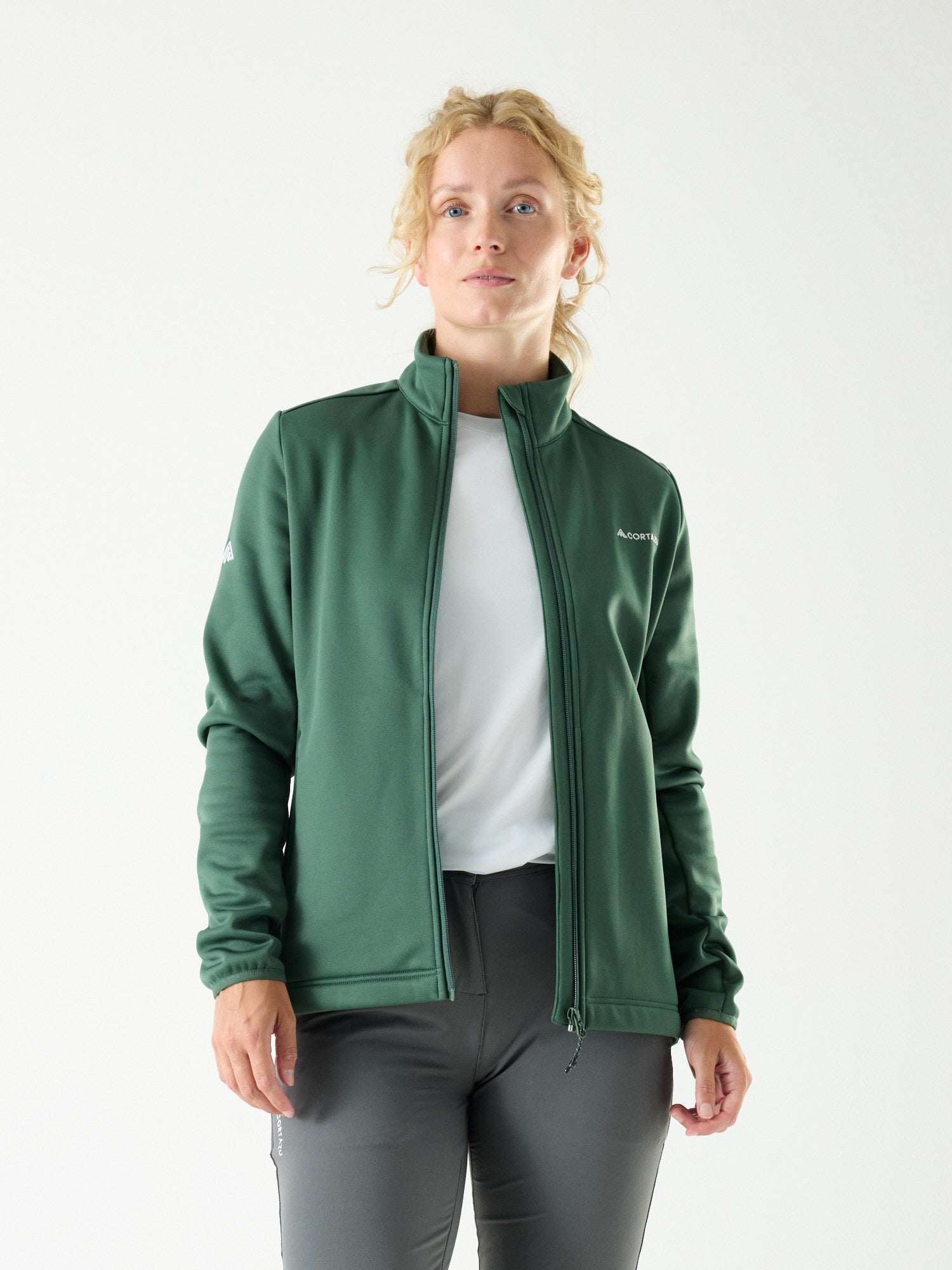 AR Fleece 9M Donkergroen | Dames 