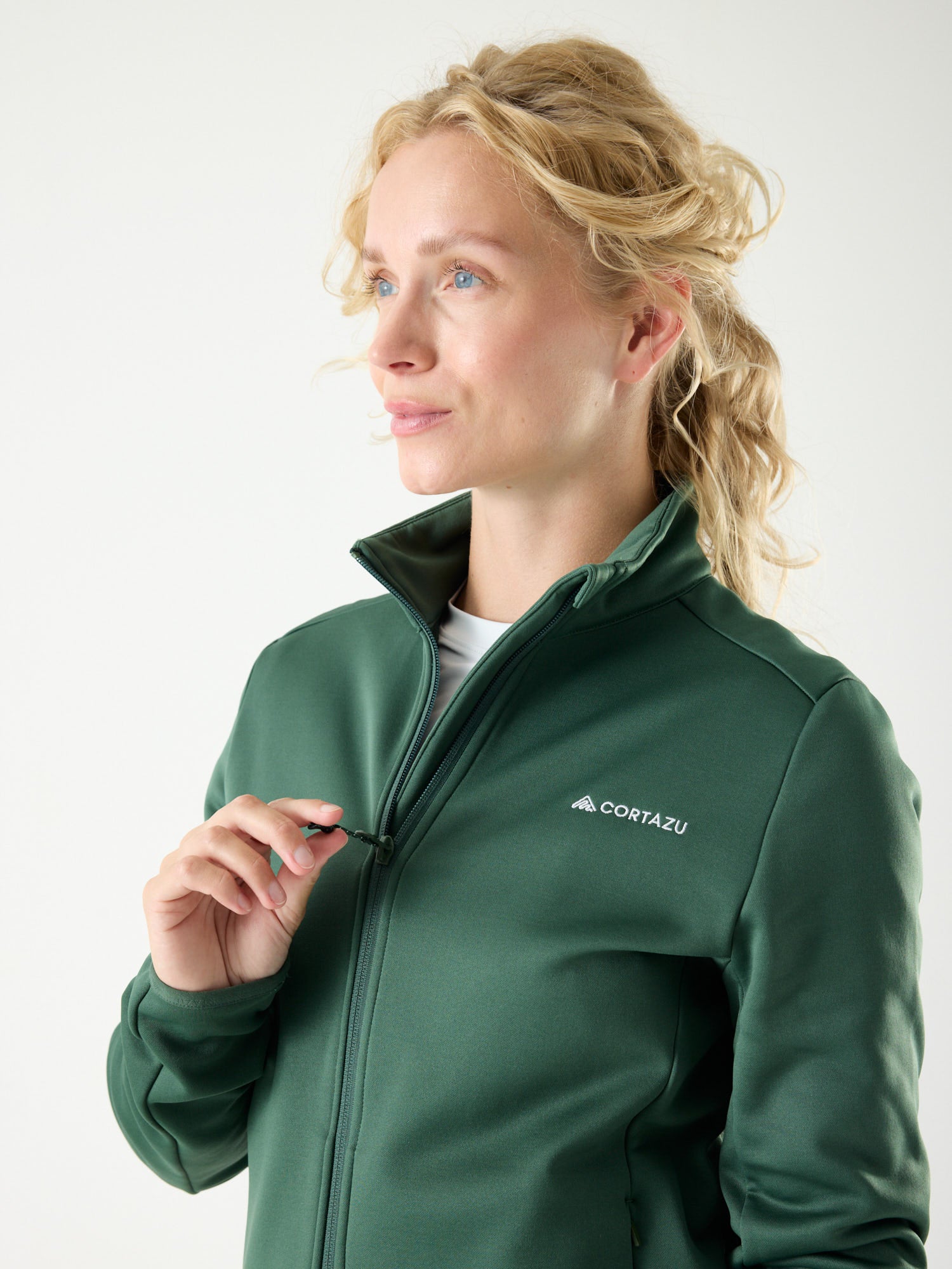 AR Fleece 9M Donkergroen | Dames 