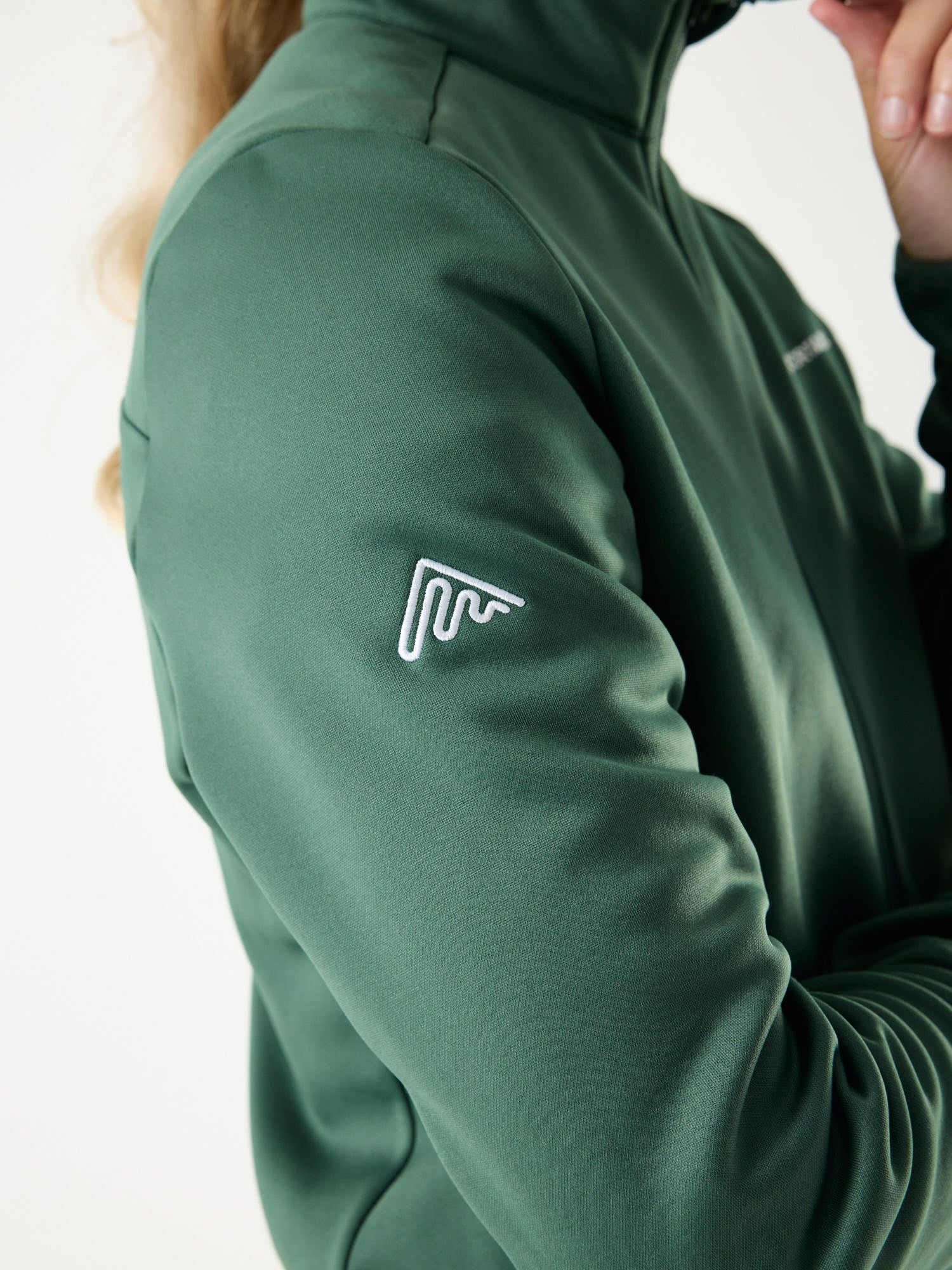 AR Fleece 9M Donkergroen | Dames 