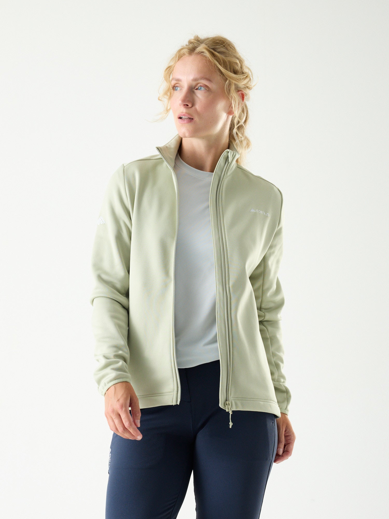 AR Fleece 9M Khaki | Dames 
