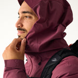 AW Hardshell Jacket 7M Burgundy | Men