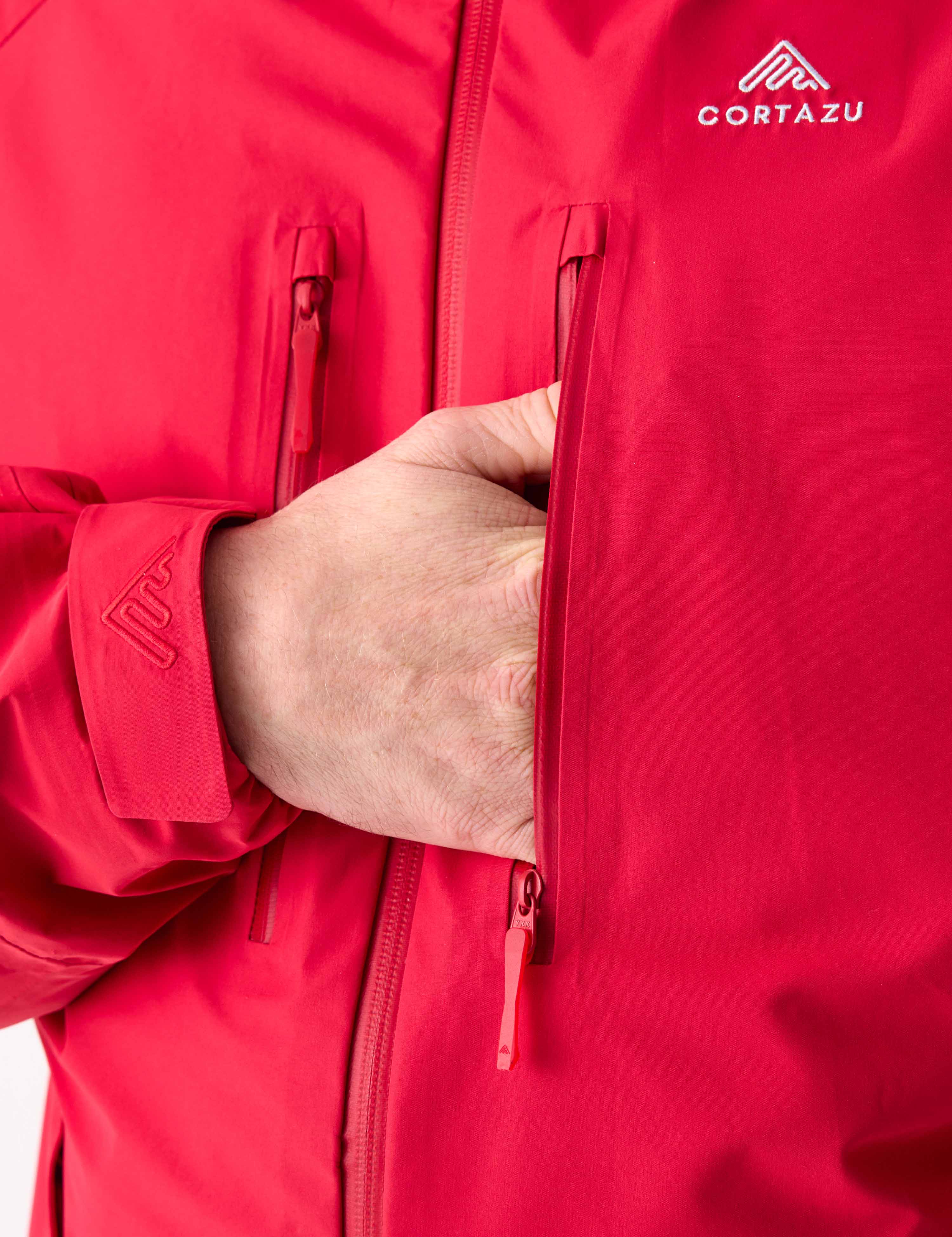 Mountain Hardshell Jacket 7M Red | Men – Cortazu