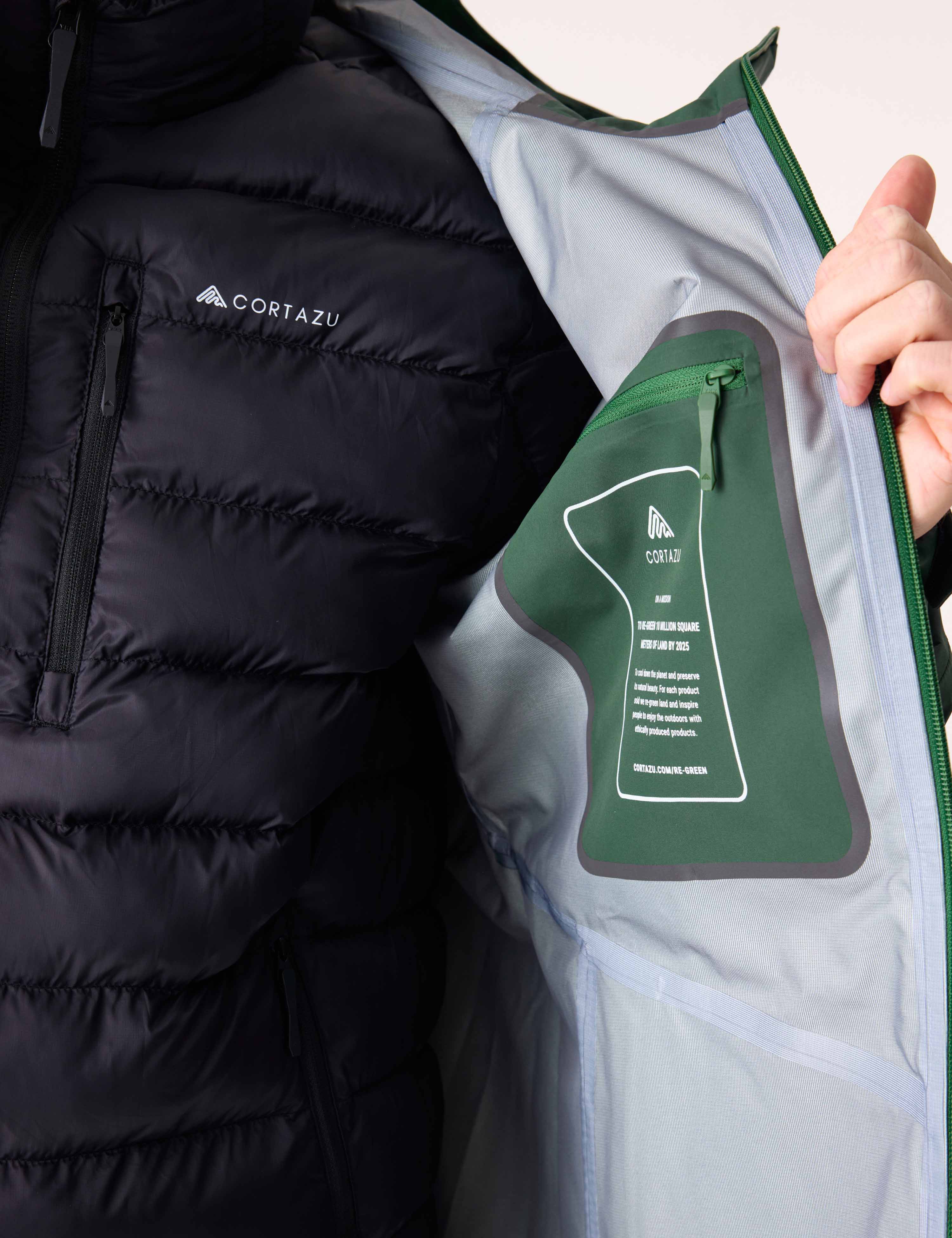 Mountain Hardshell Jacket 7M Dark Green | Men – Cortazu