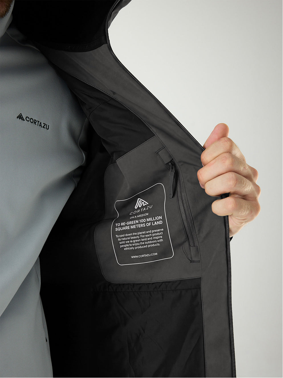 Delta INS Shell Jacket Dark Grey | Men