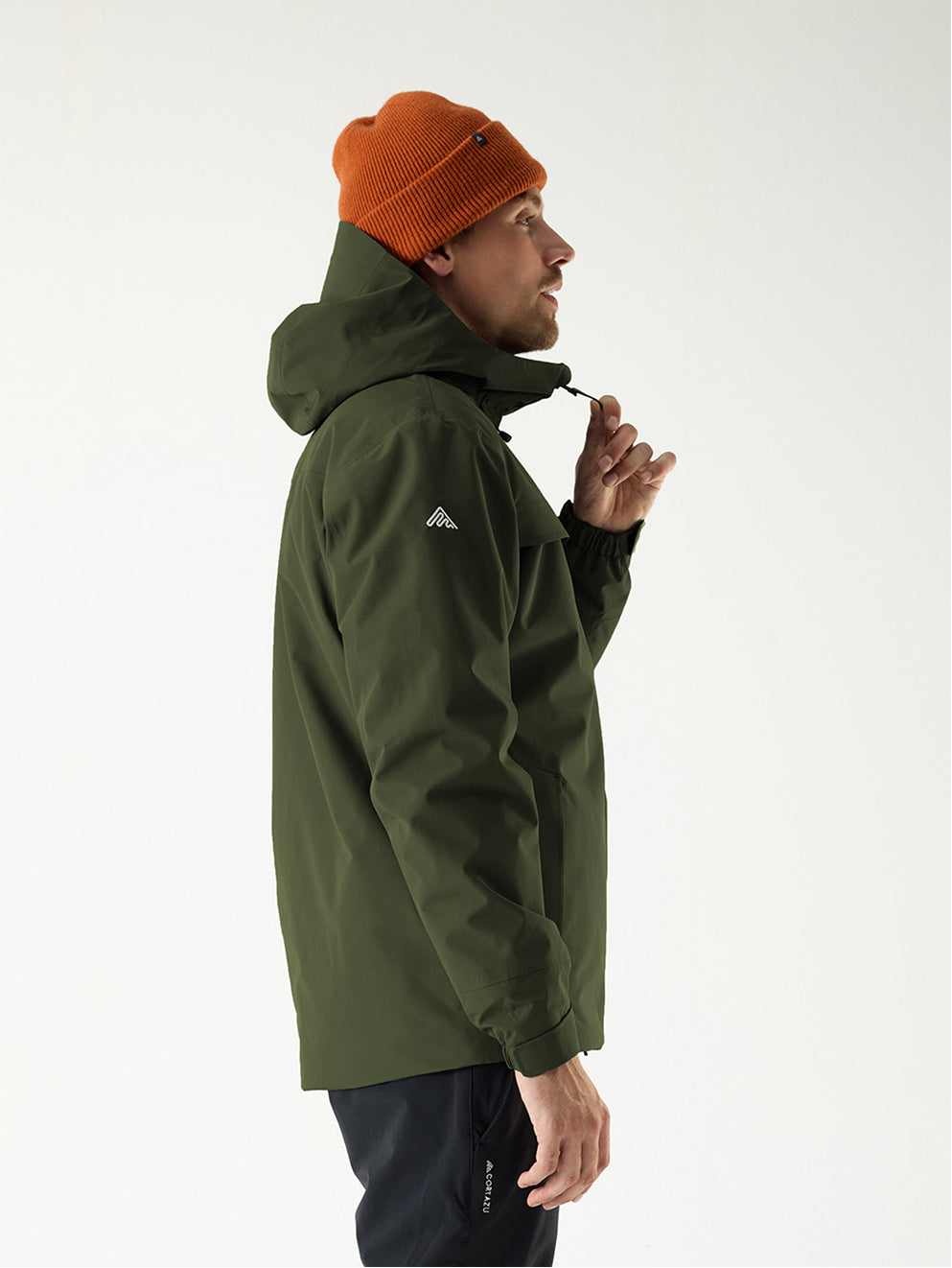 Delta INS Shell Jacket Mud Green | Men