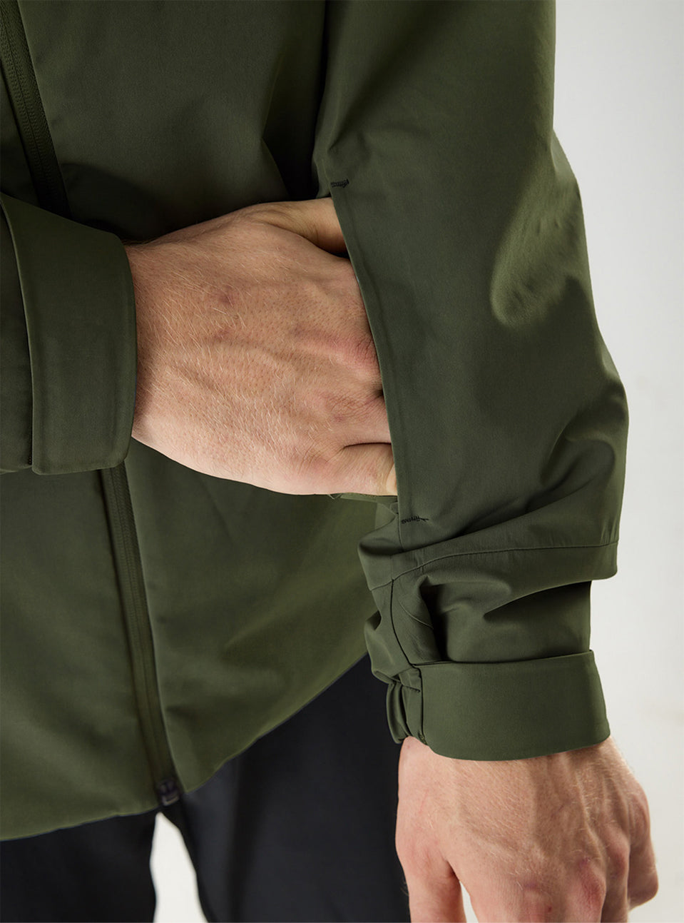 Delta INS Shell Jacket Mud Green | Men