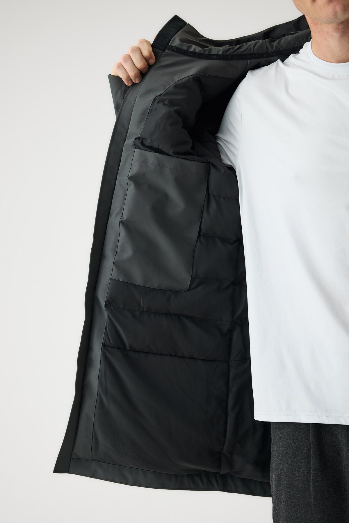 Delta INS Parka Dunkelgrau | Herren