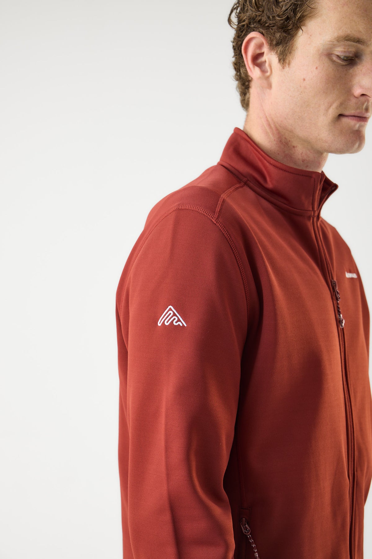 AR Fleece Russet Red | Heren