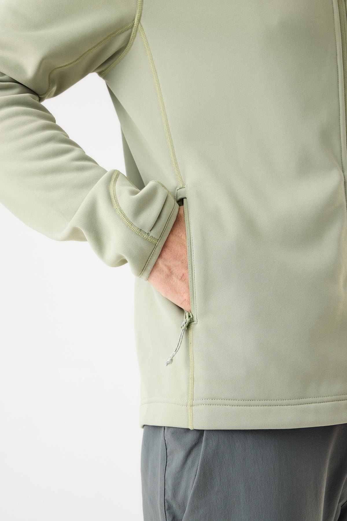 AR Fleece Olijf | Heren
