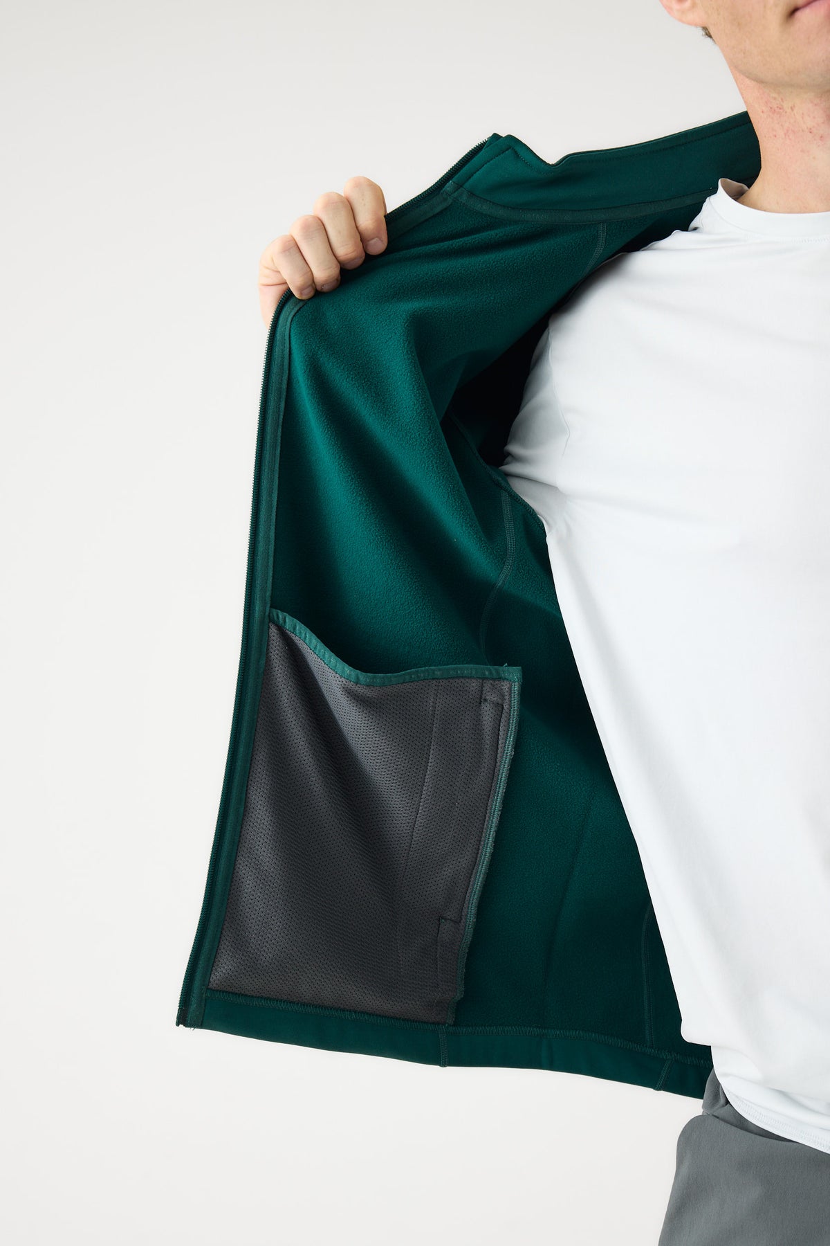 AR Fleece Forest Green | Heren