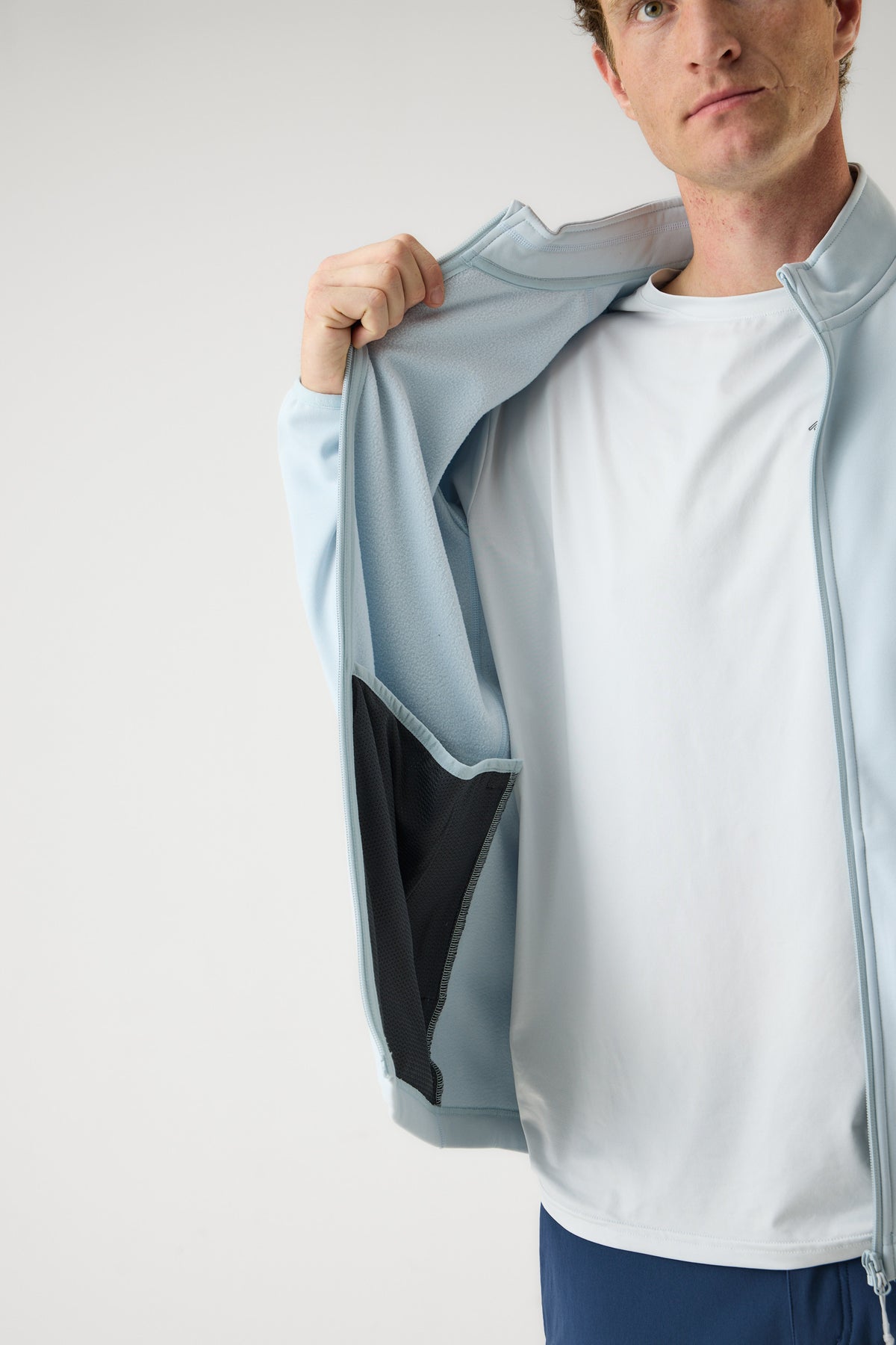 AR Fleece Glacierblauw | Heren