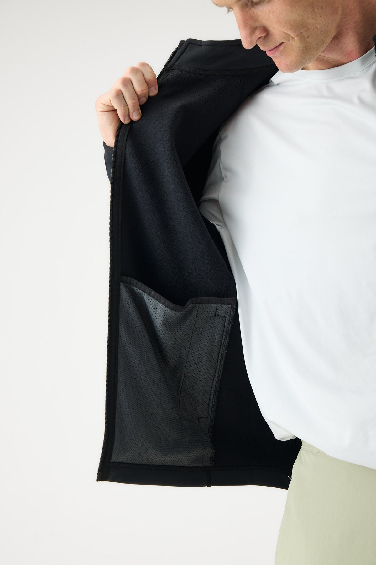 AR Fleece Zwart | Heren