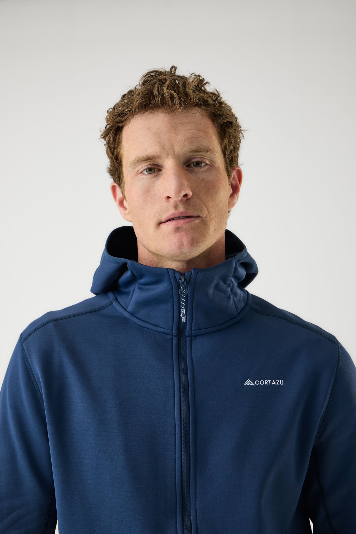 AR Fleece Hooded Donkerblauw | Heren