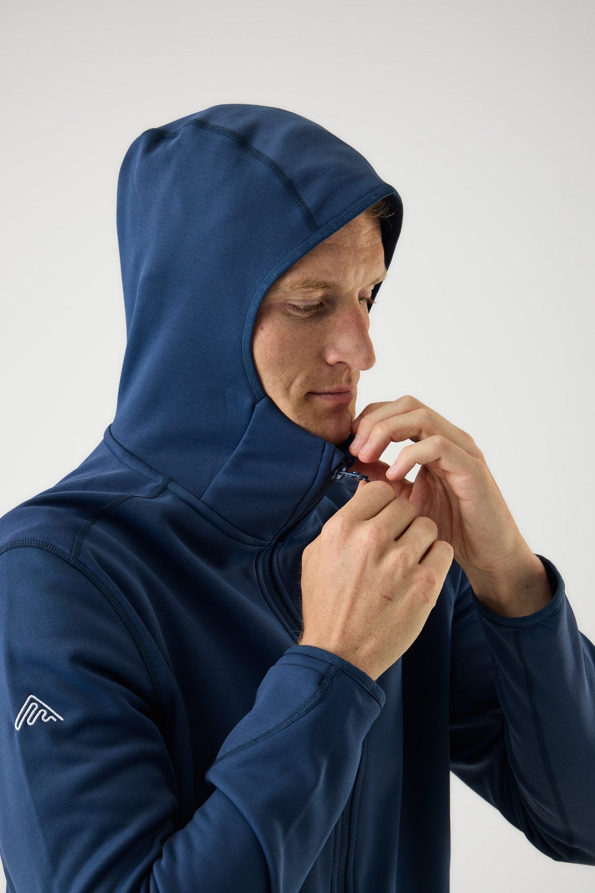 AR Fleece Hooded Donkerblauw | Heren