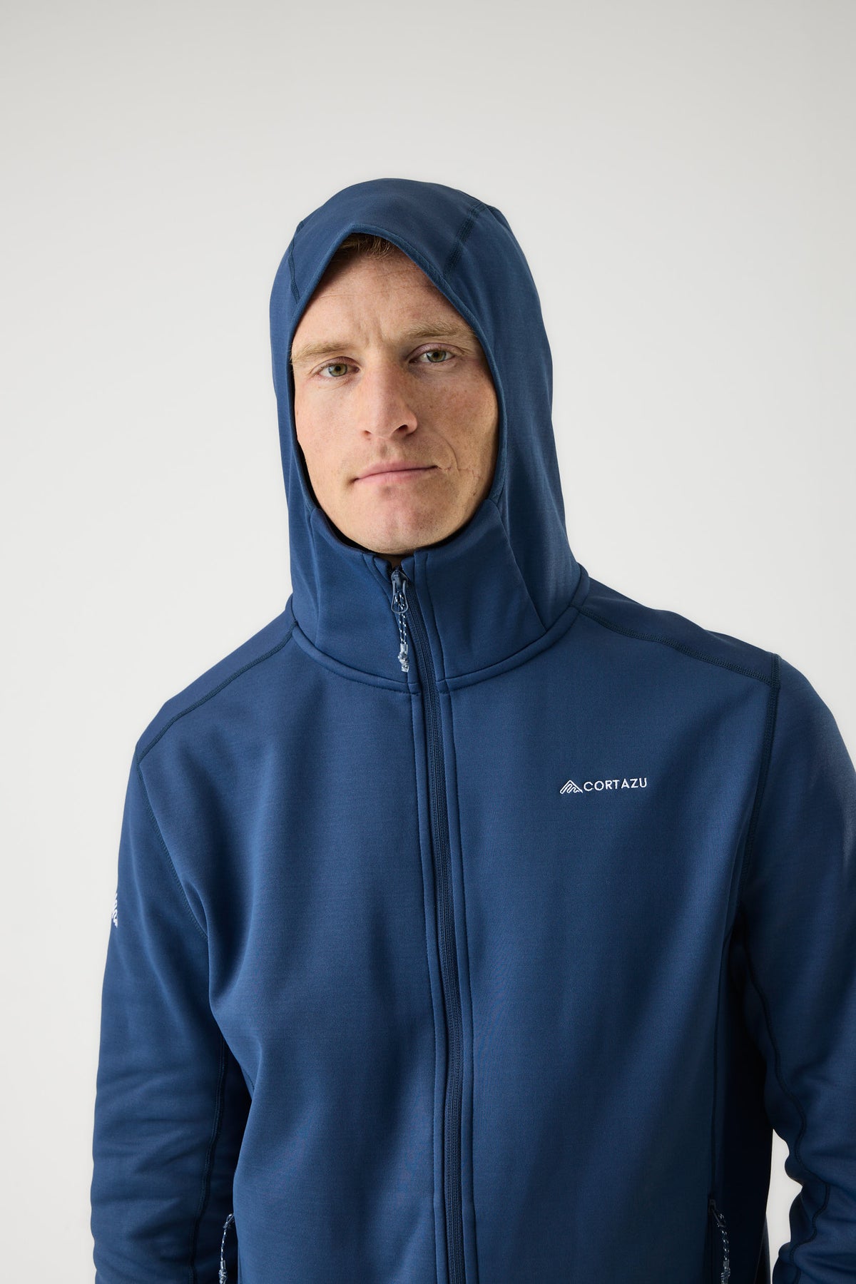 AR Fleece Hooded Donkerblauw | Heren