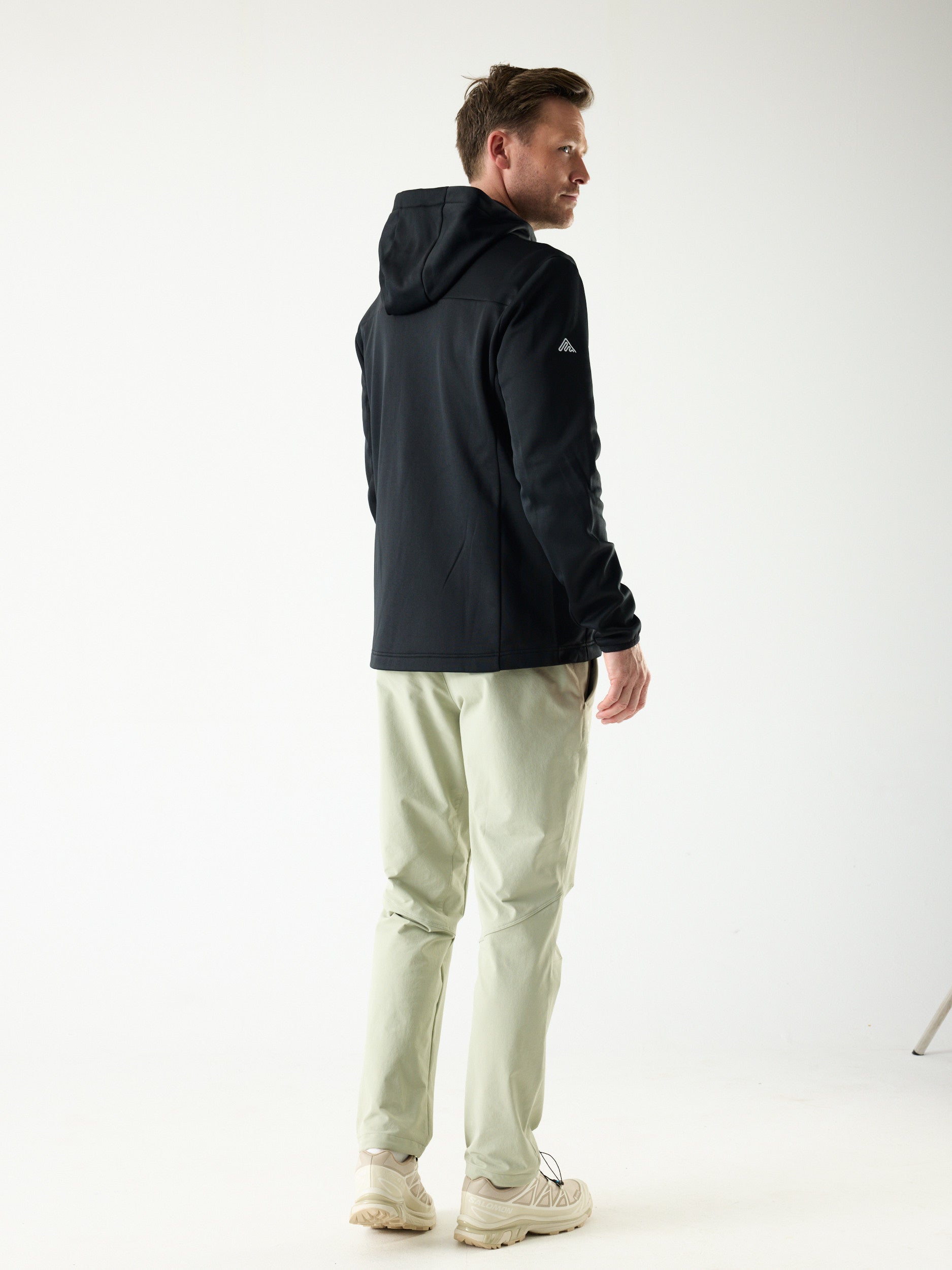 AR Fleece Hooded 10M Zwart | Heren 