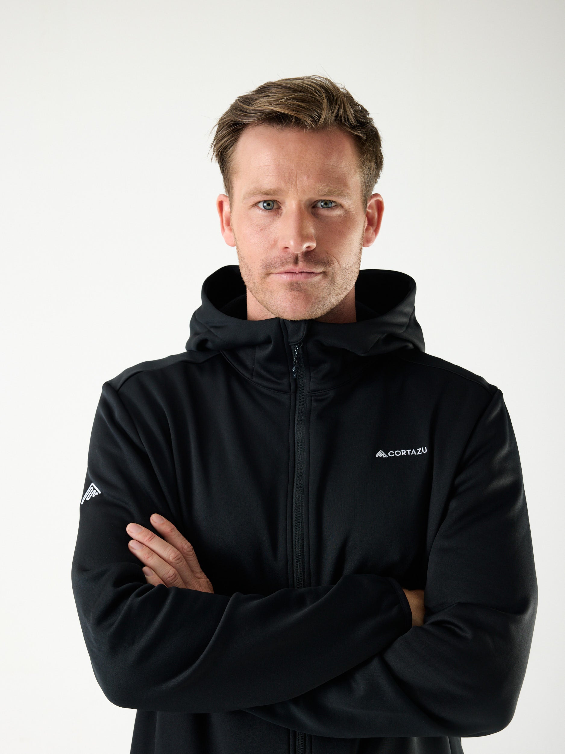 AR Fleece Hooded 10M Zwart | Heren 