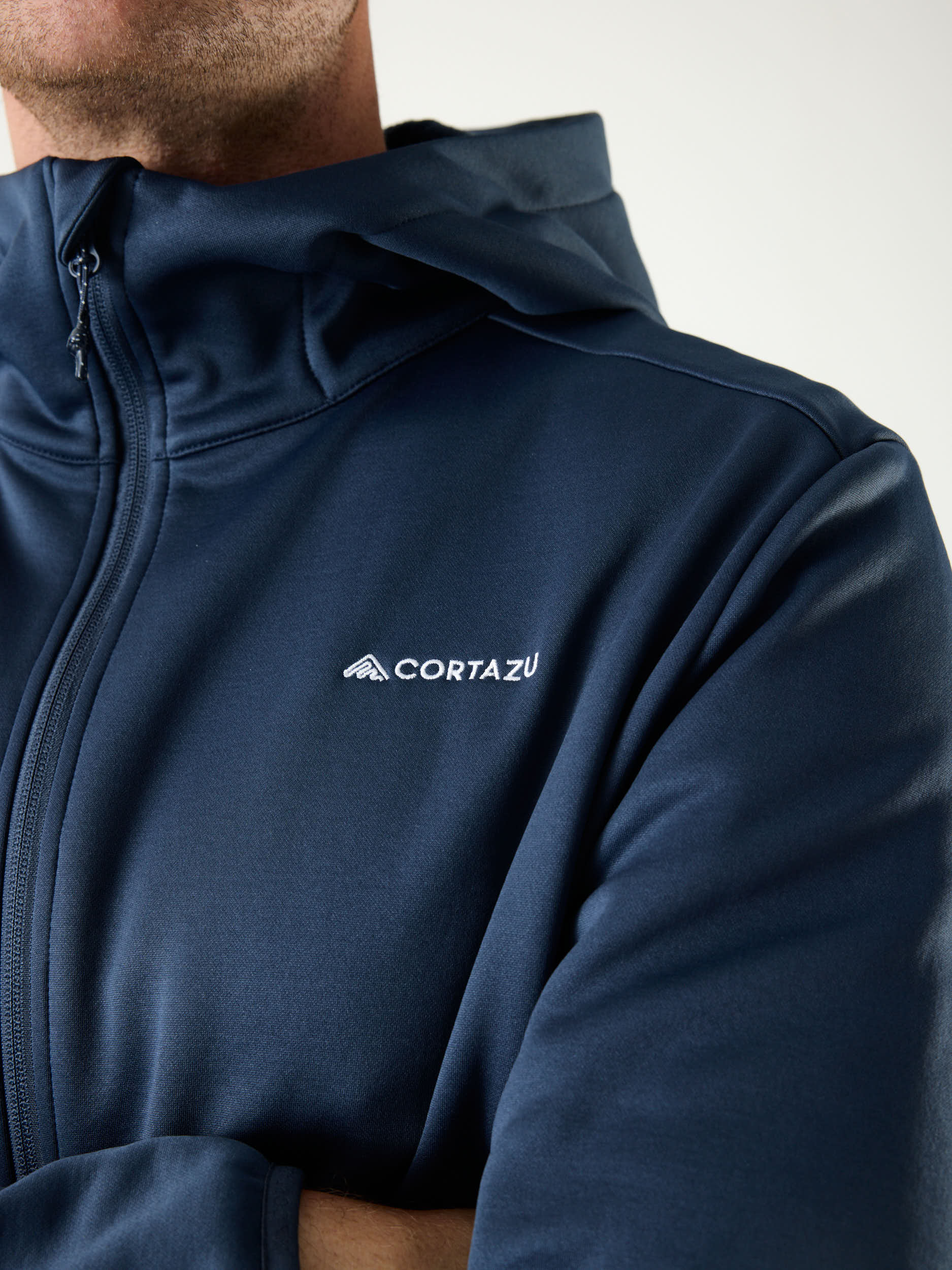 AR Fleece Hooded 10M Dark Blue | Men