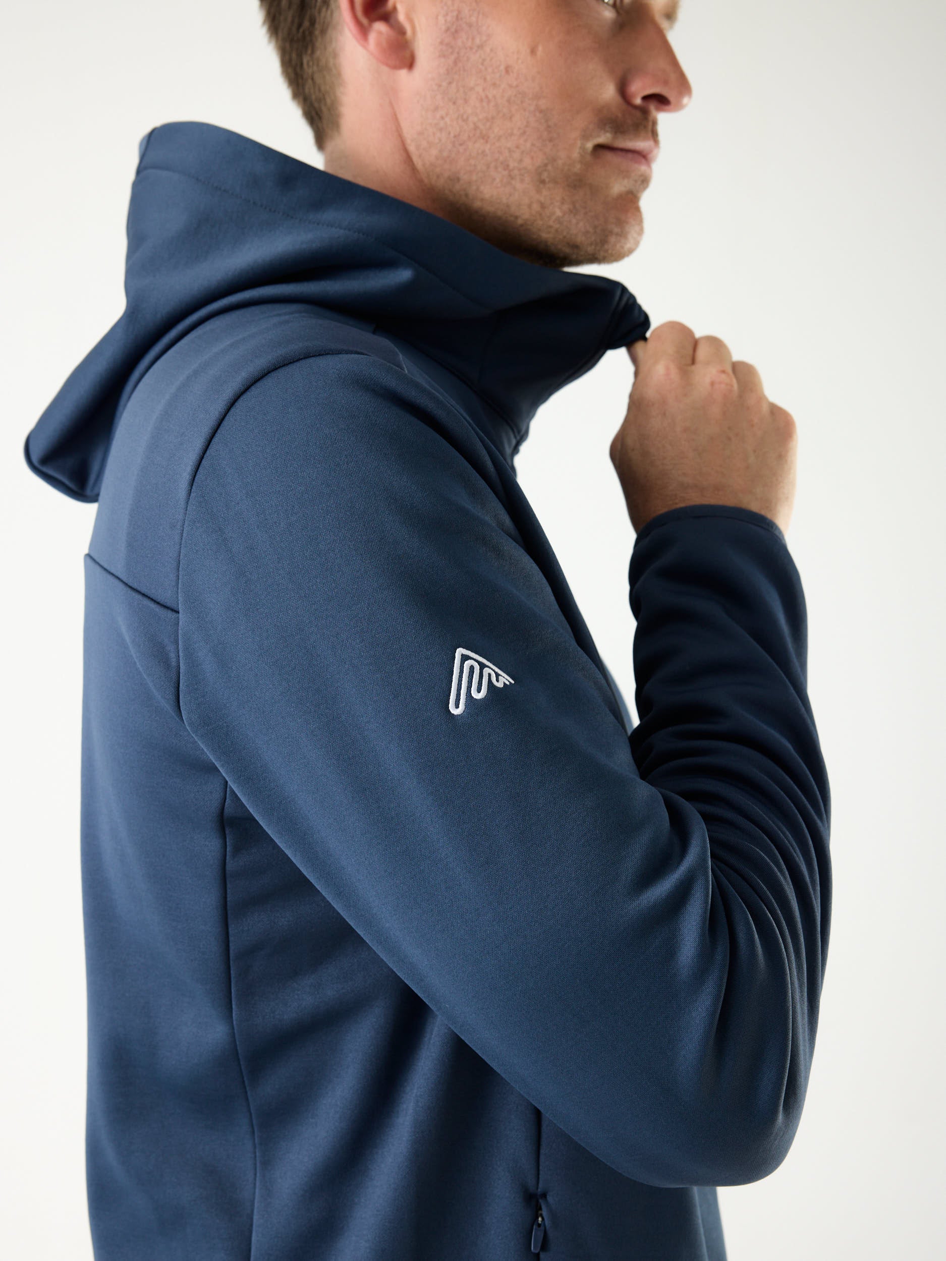 AR Fleece Hooded 10M Dark Blue | Men